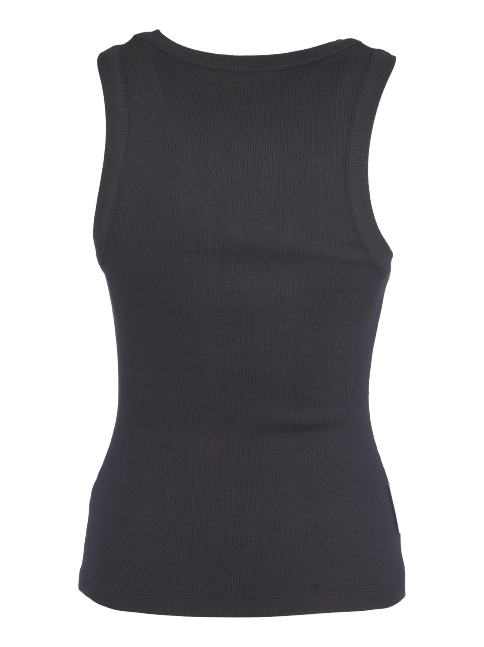 Shop Des Phemmes Crystal Embellished Knit Tank Top In D0100