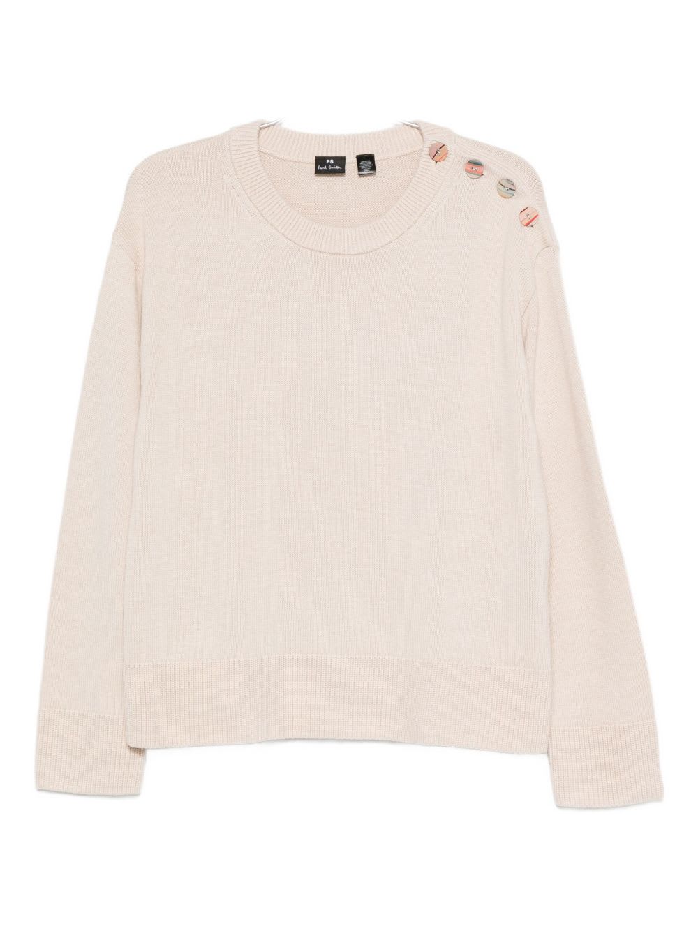Ps By Paul Smith Ps Paul Smith Beige Polyester Wool Sweaters In Pink