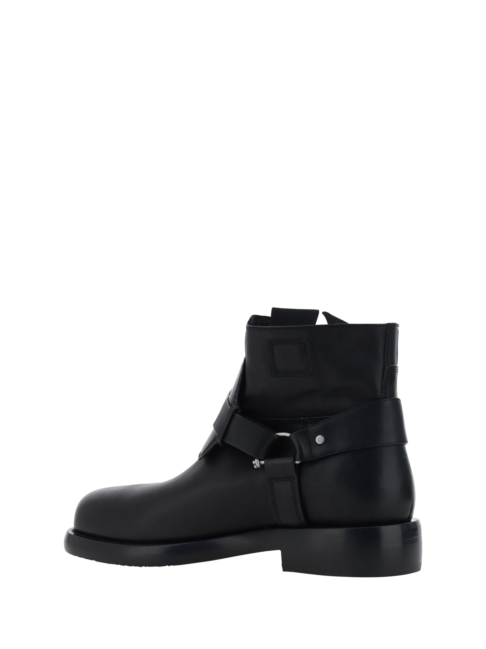 Shop Burberry Formal Ankle Boots In Black