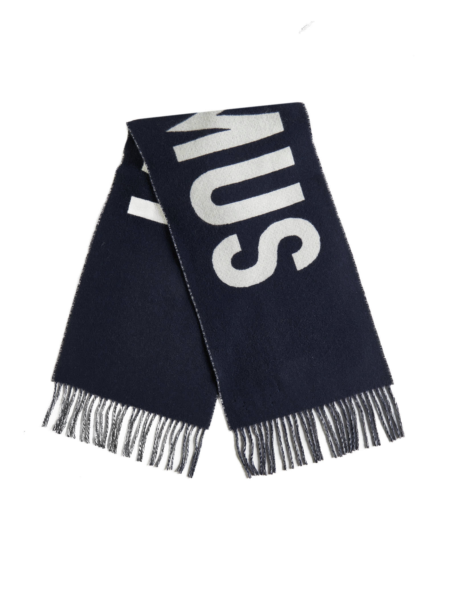 Shop Jacquemus Scarf In Blue