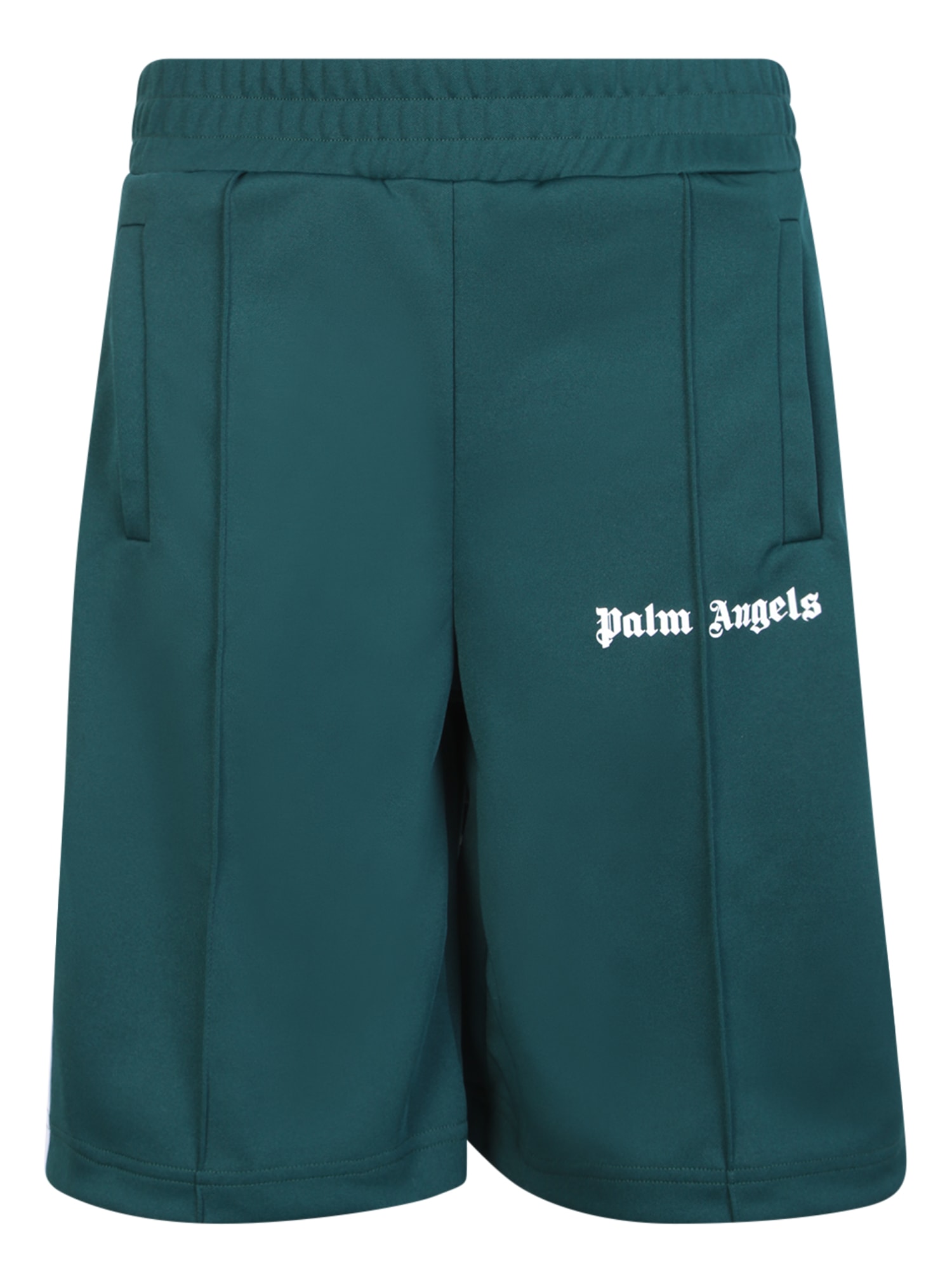 Palm Angels Green Track Shorts