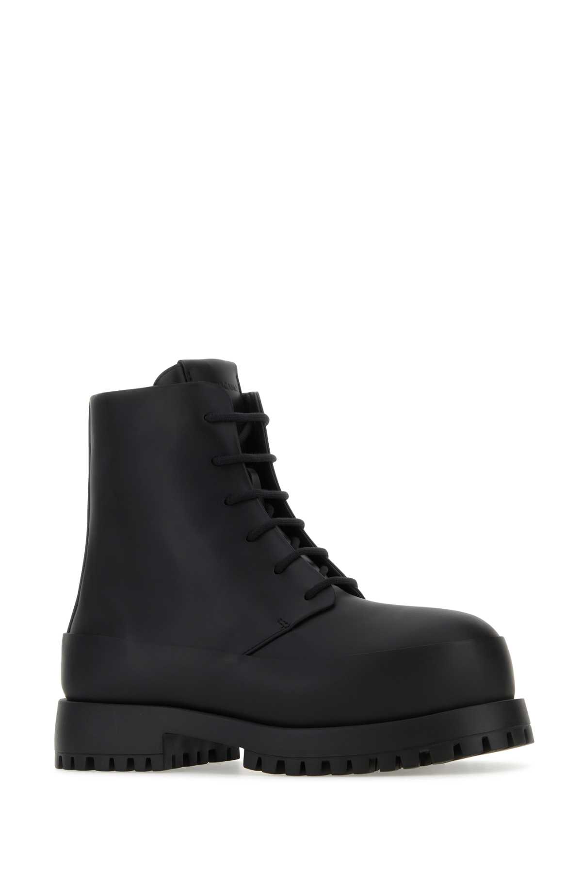 Shop Ferragamo Black Leather Fede Ankle Boots In Neronero