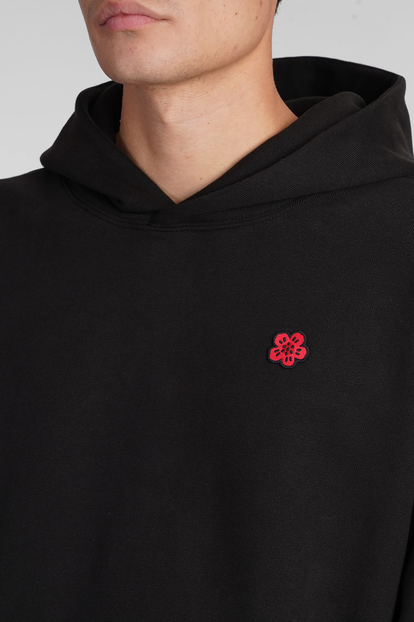 Shop Kenzo Sweatshirt In Black Cotton