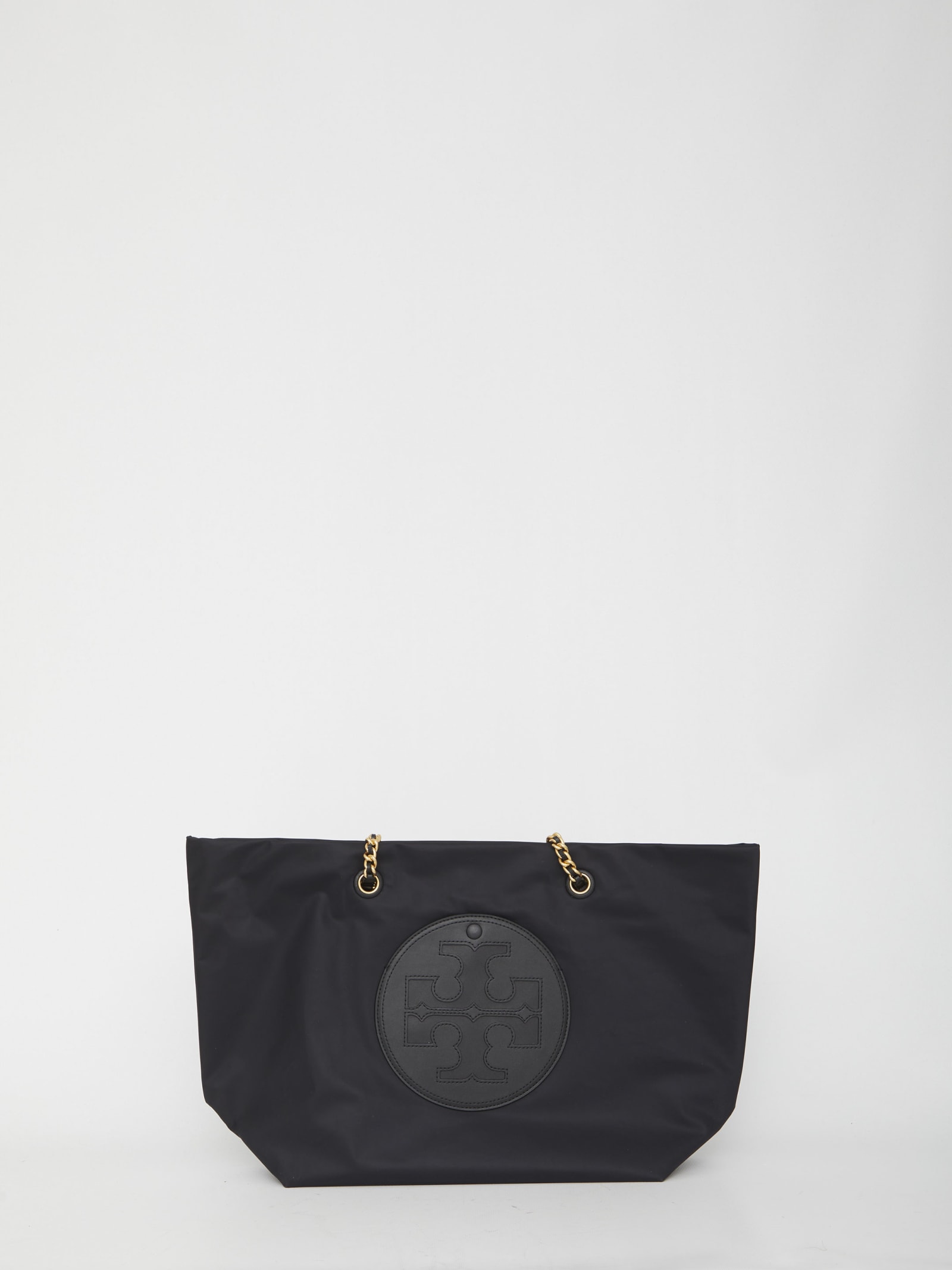 Shop Tory Burch Ella Chain Tote Bag In Black