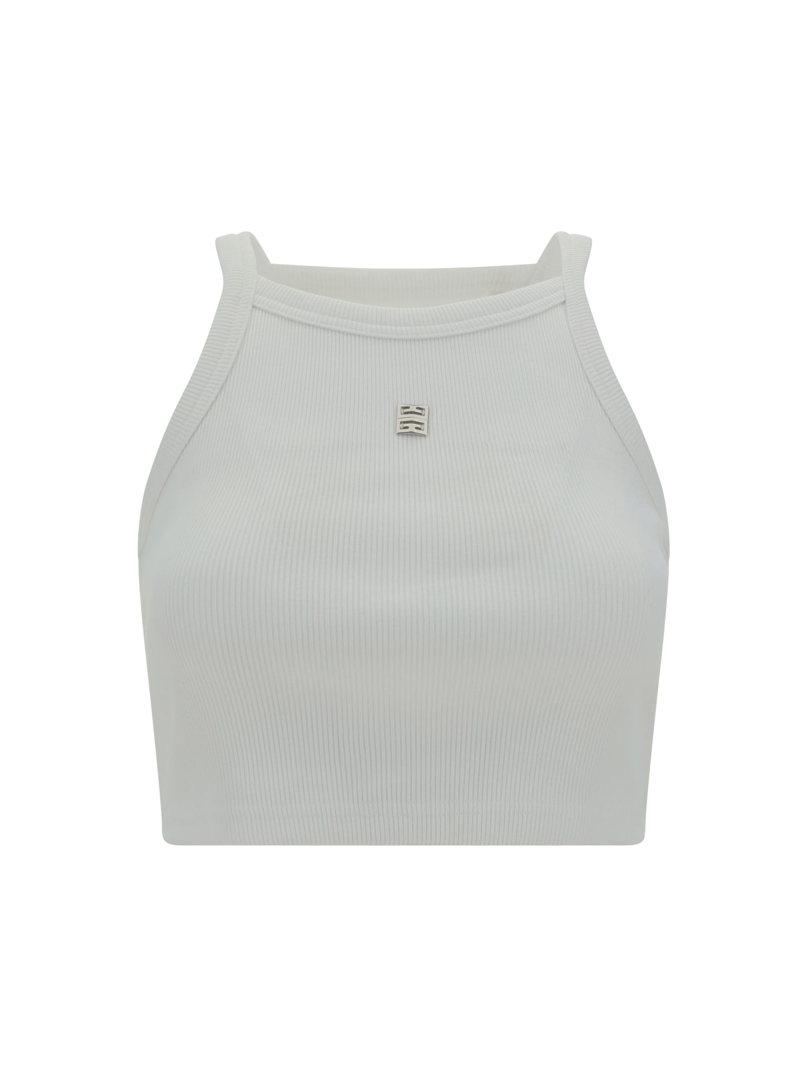 4g Plaque Cropped Tank Top