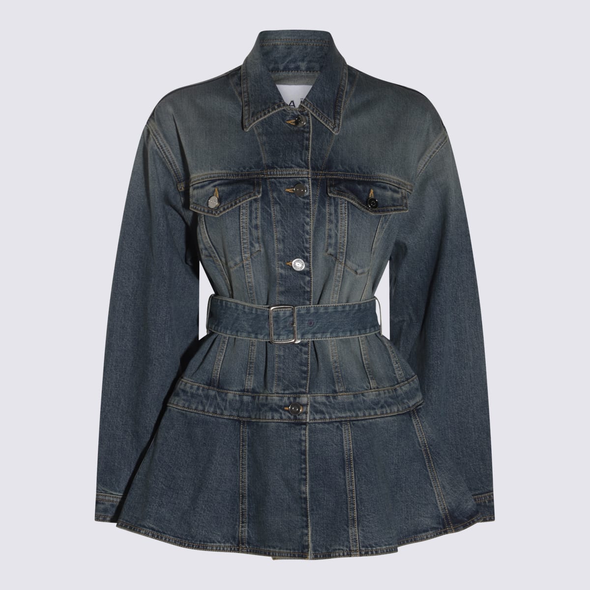 Dark Blue Cotton Denim Jacket