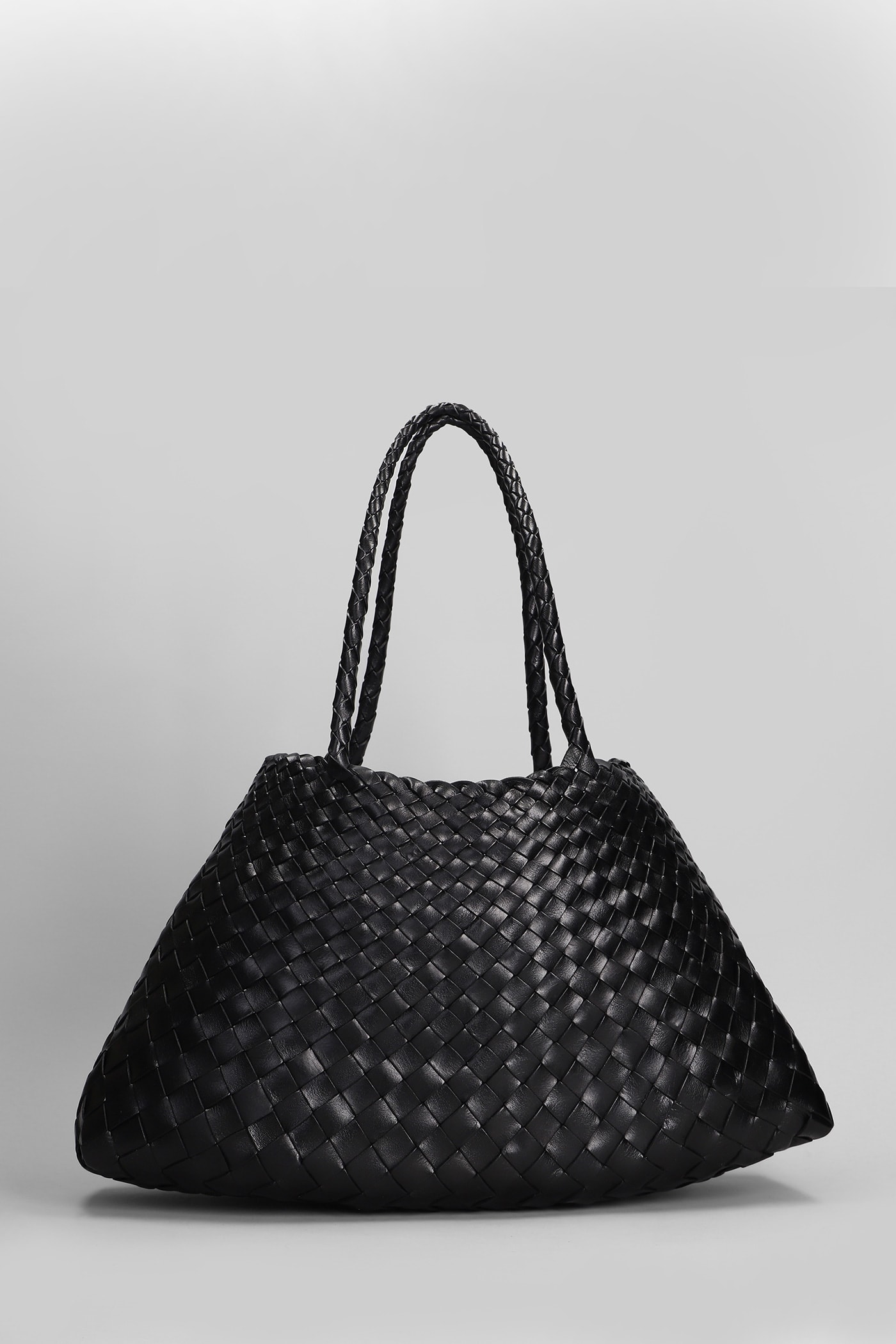 Shop Dragon Diffusion Santa Croce Tote In Black Leather