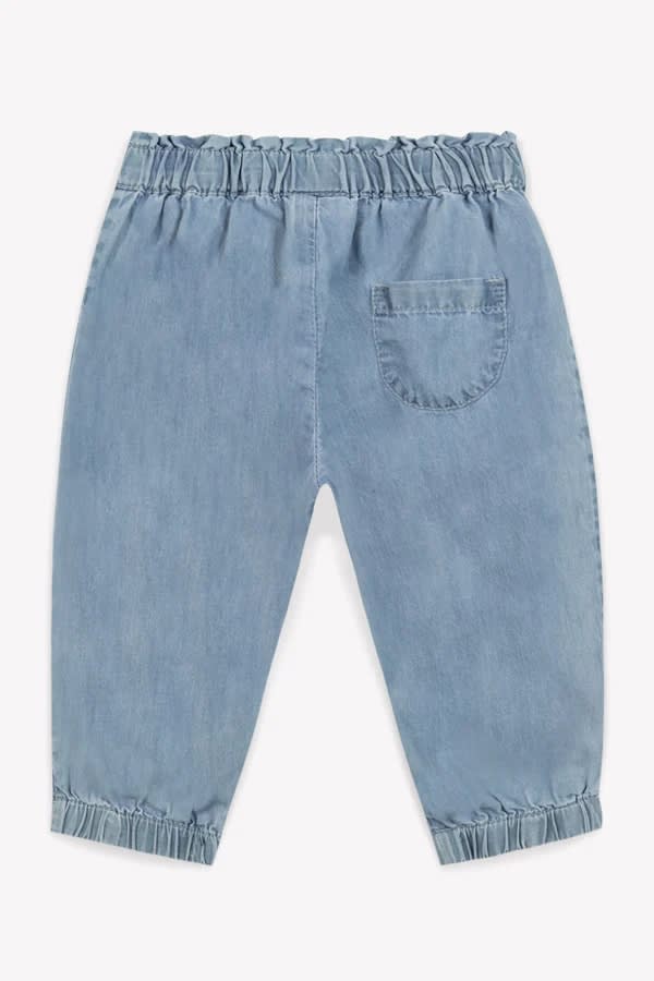 Shop Bonton Jeans Con Ricamo In Blue