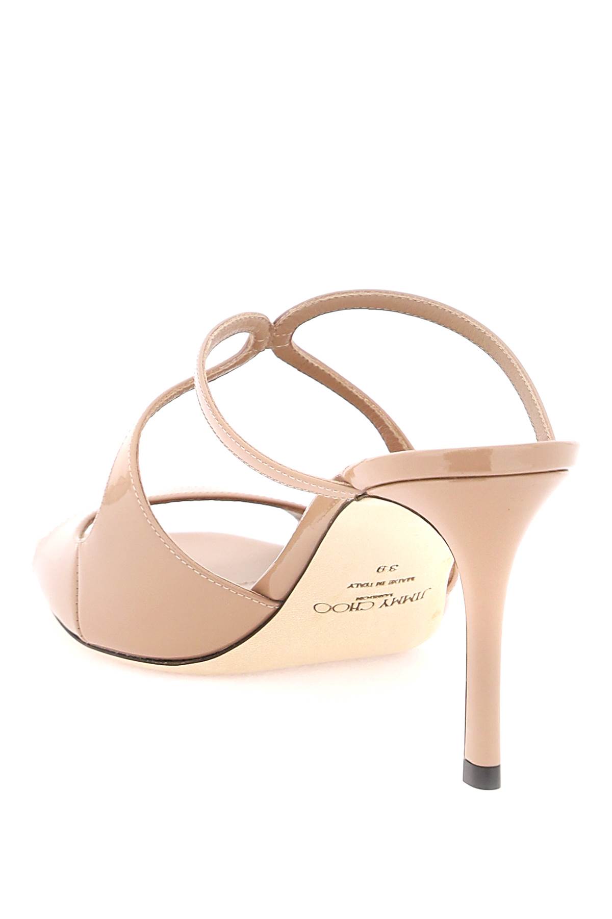 Shop Jimmy Choo Anise 75 Mules In Ballet Pink (beige)