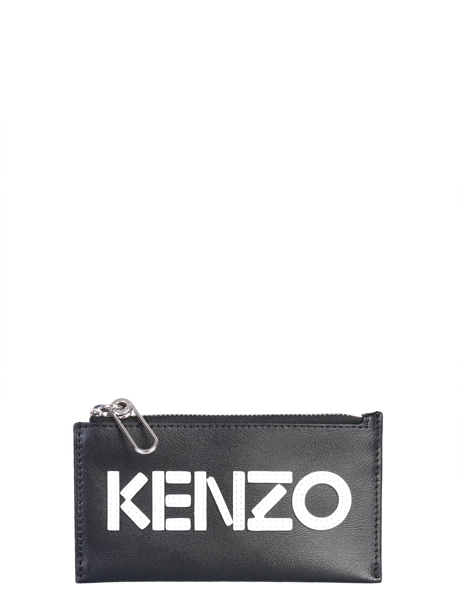 Kenzo Wallet With Logo In Nero | ModeSens