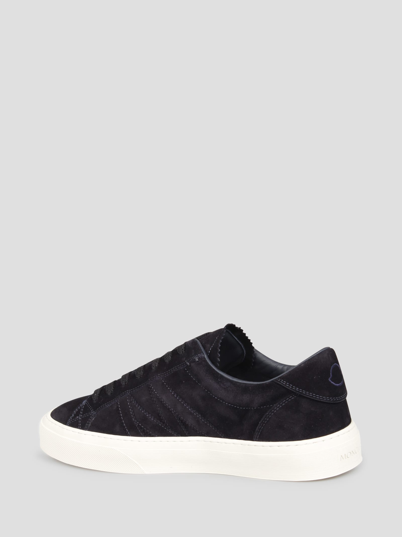 Shop Moncler Monaco2 Sneakers In Blue