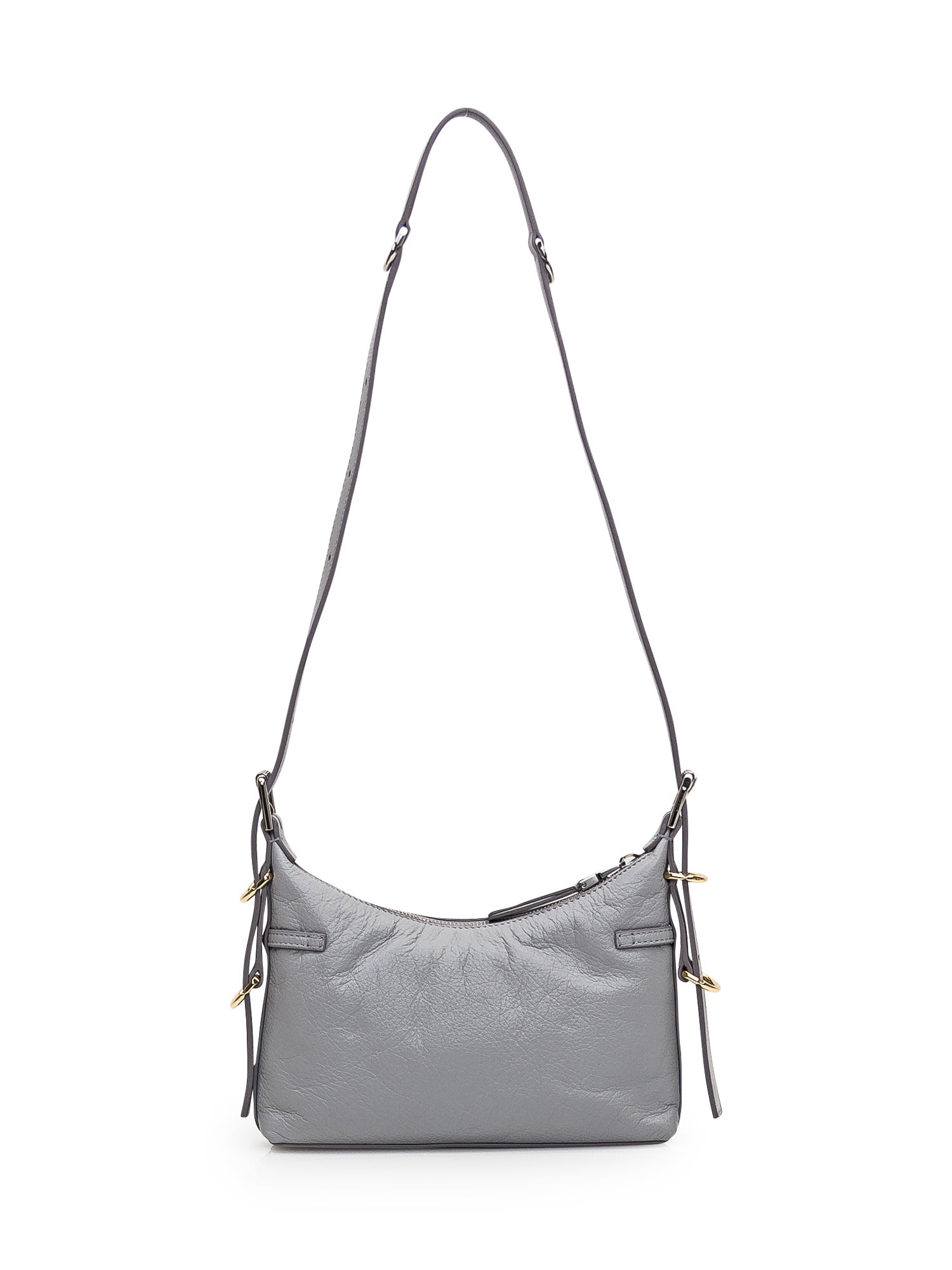 Shop Givenchy Voyou Mini Bag In Light Grey