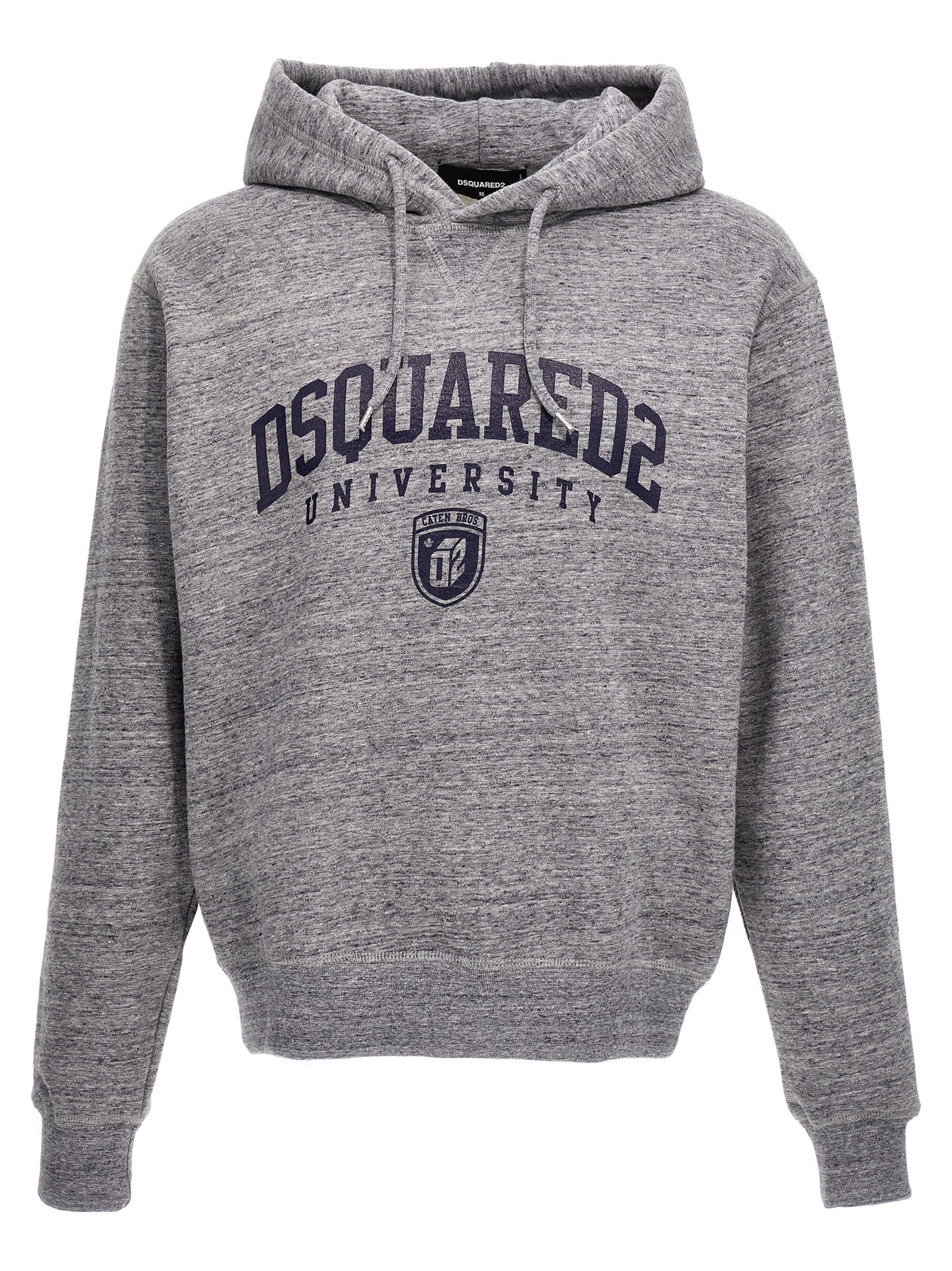 Shop Dsquared2 Cool Fit Hoodie In Gray