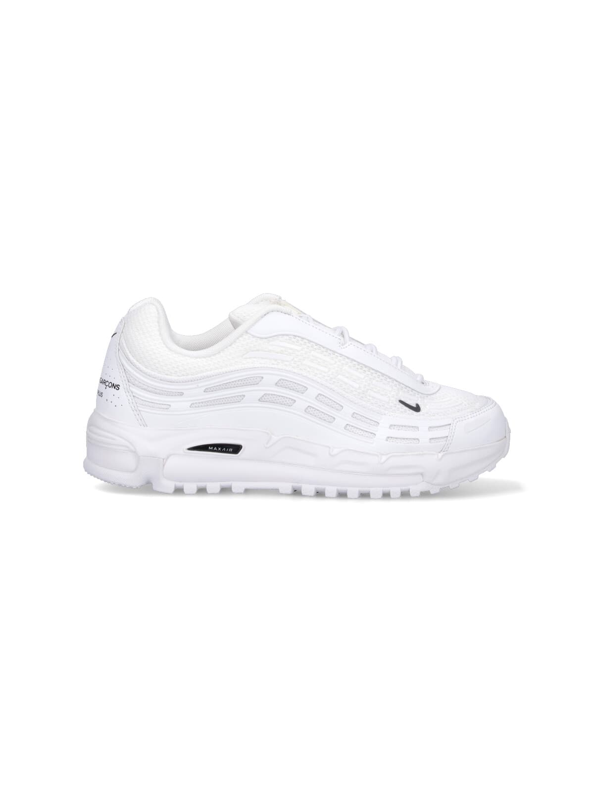 Shop Comme Des Garçons Homme Deux X Nike Sneakers Air Max Tl2.5 In White