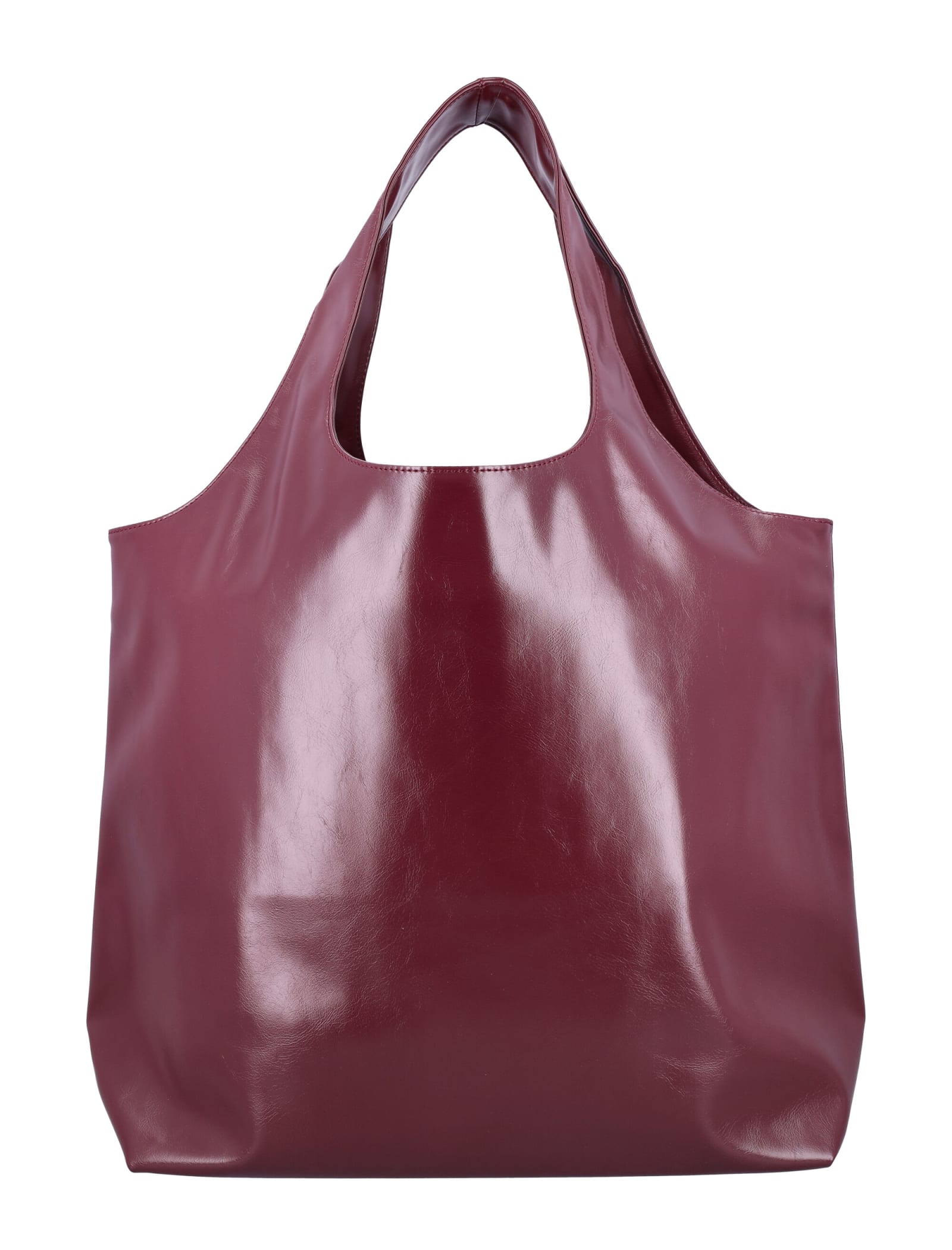 Shop Apc Ninon Tote Bag In Burgundy