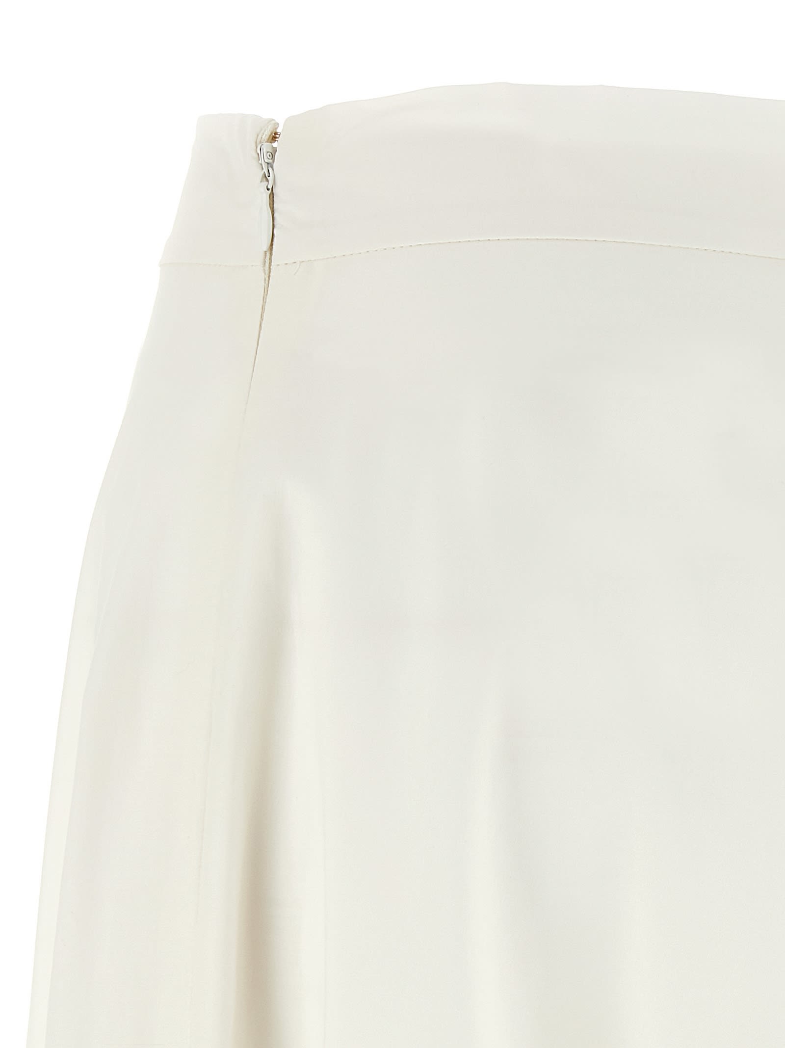Shop Twinset Sangallo Skirt In White