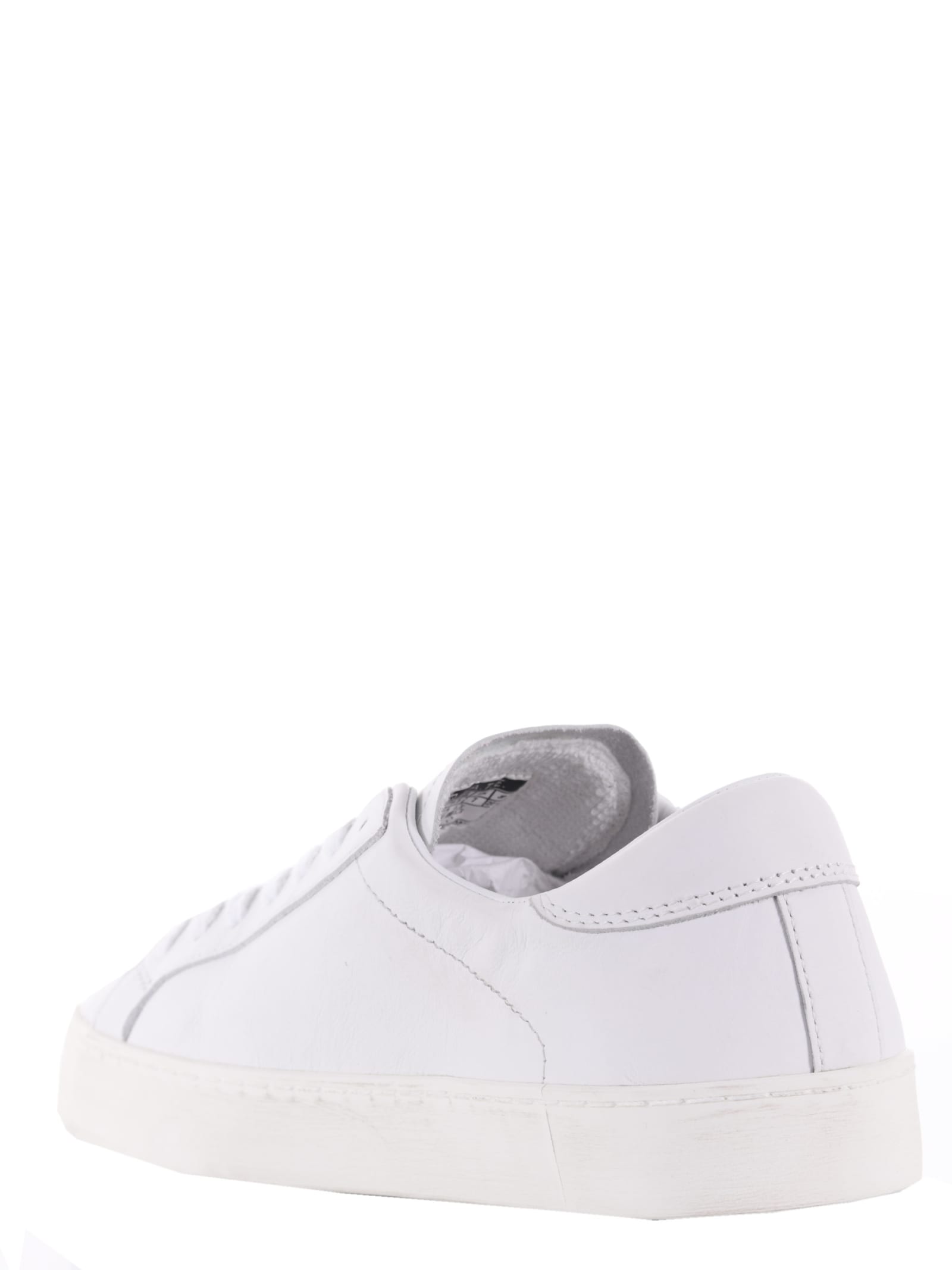 Shop Date D.a.t.e. Mens Sneakers In Leather In White