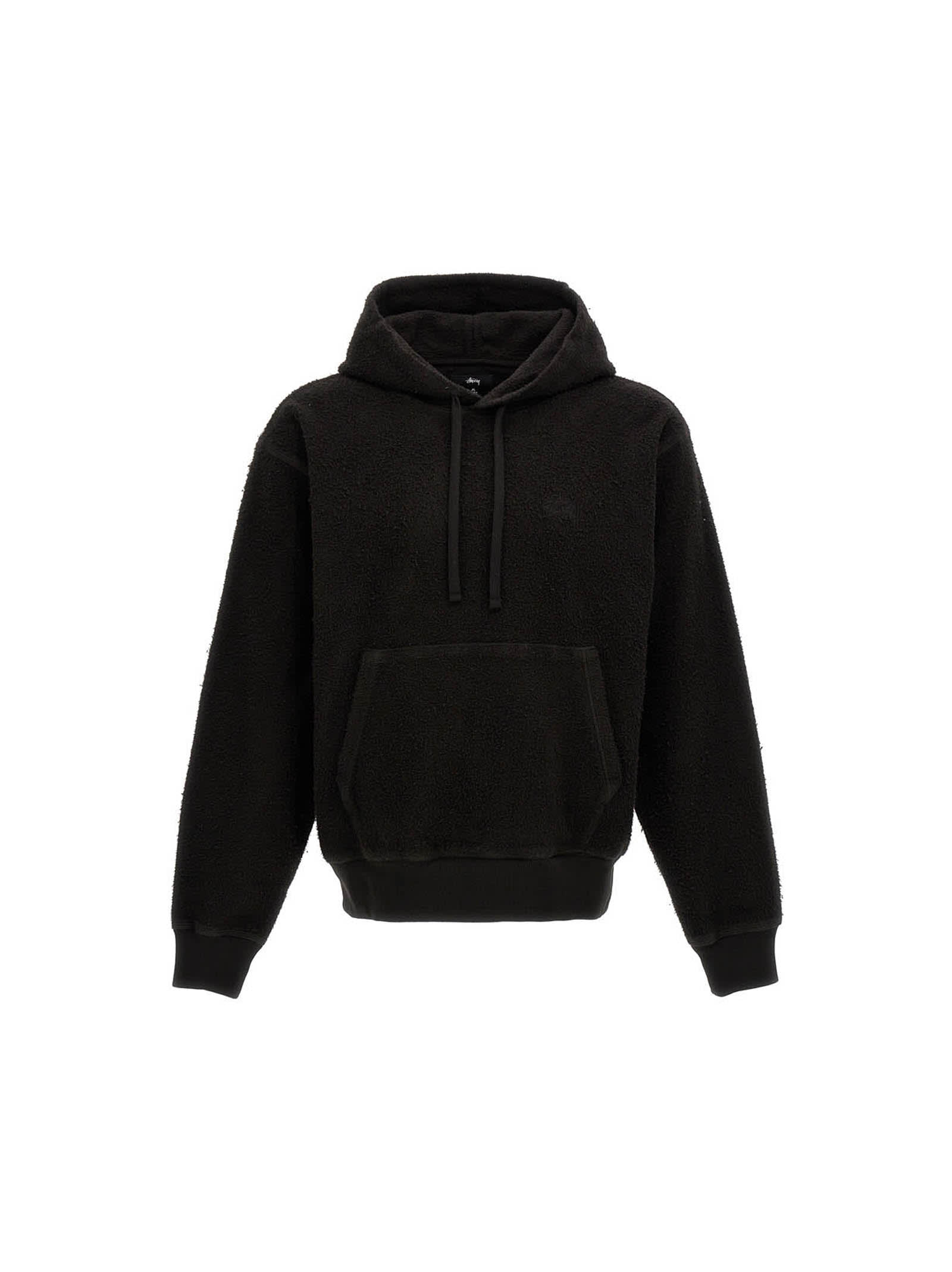 Inside Out Fleece Hooded Sweatshirt Black