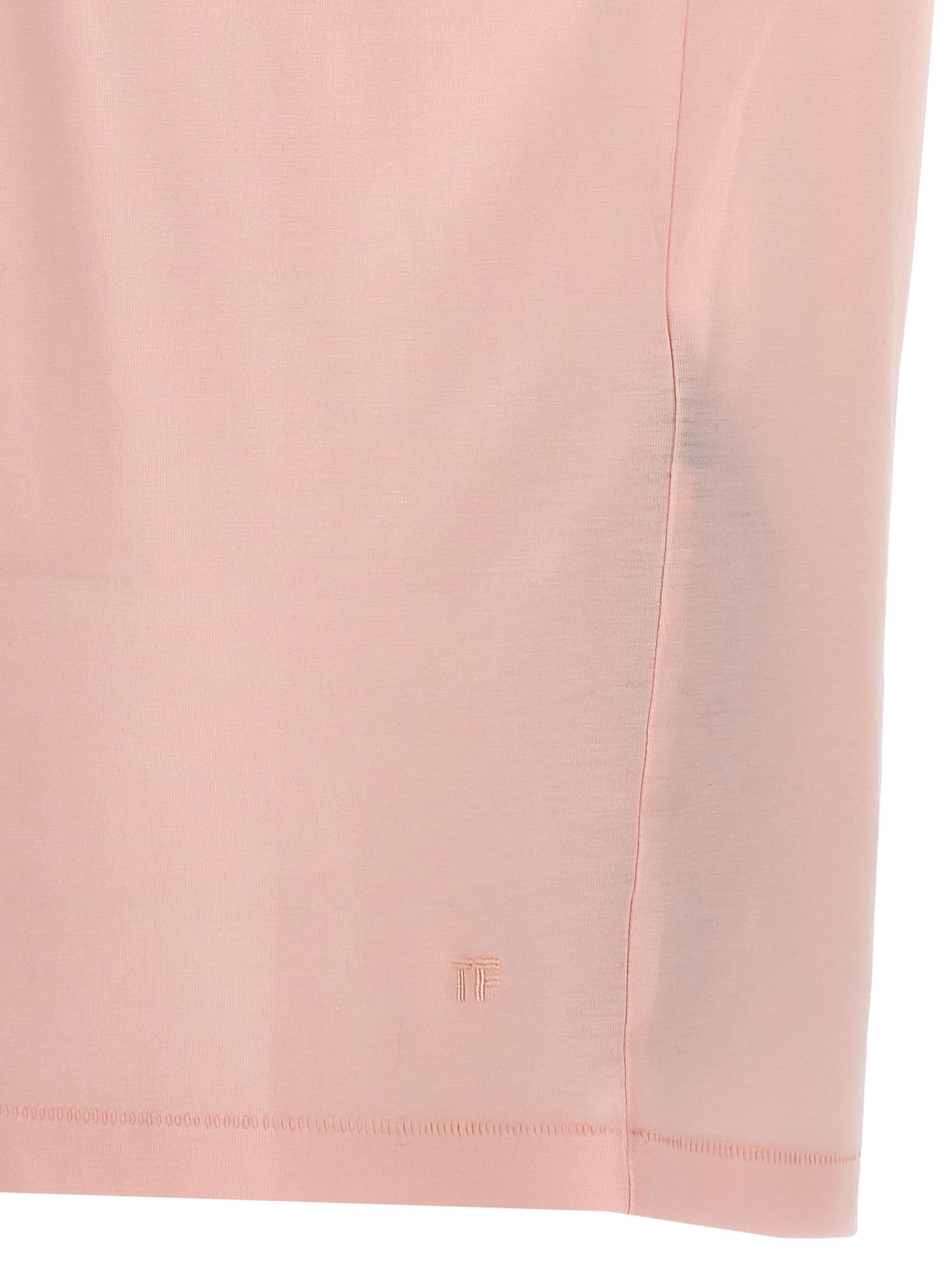 Shop Tom Ford Lyoncell T-shirt In Pink