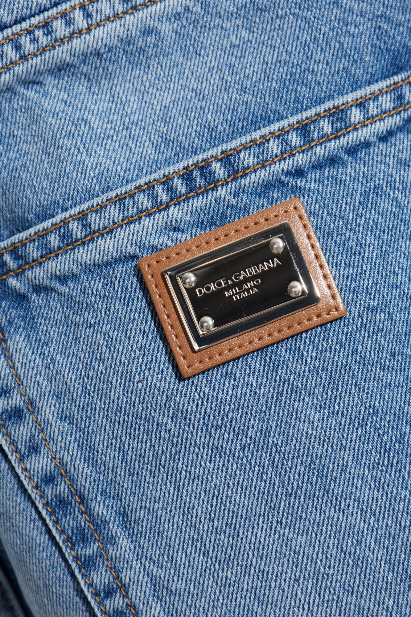 Dolce & Gabbana Straight-leg Jeans In Blue