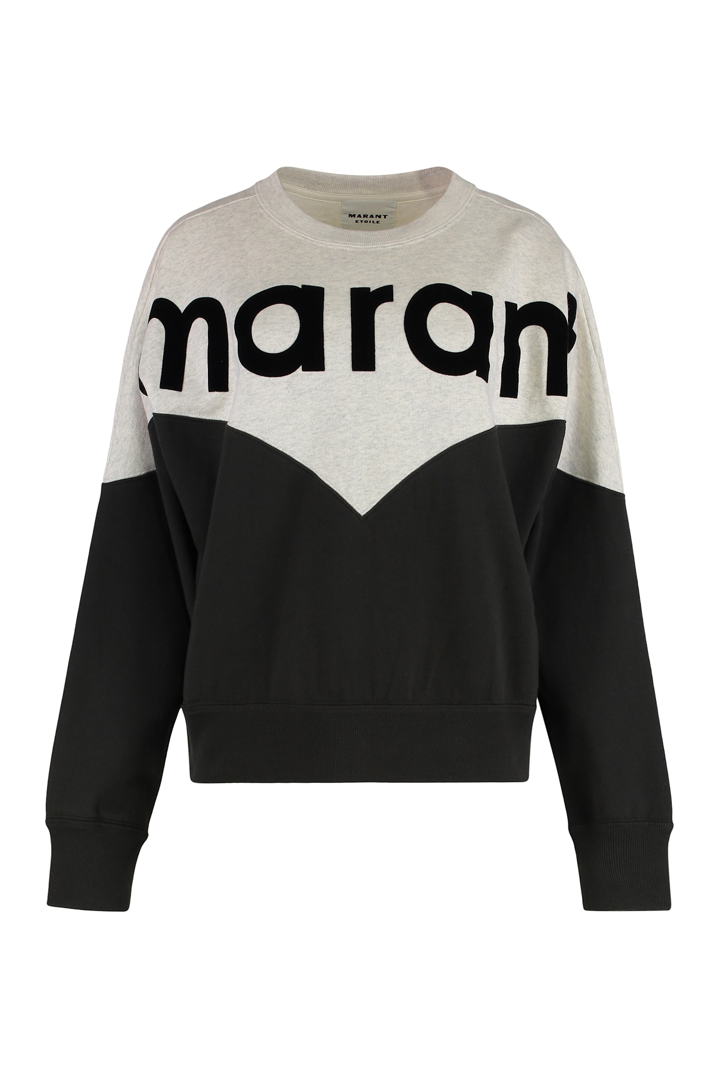 Isabel Marant Étoile Houston Cotton Blend Crew-neck Sweatshirt In Multi