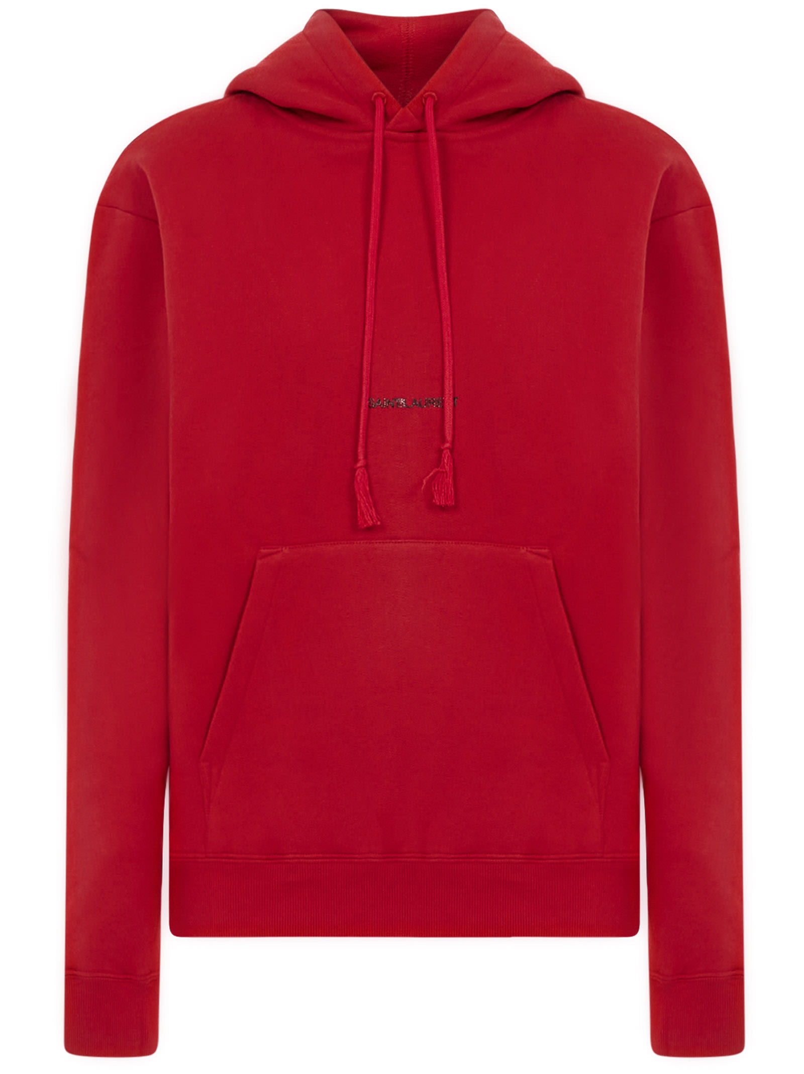 Saint Laurent Sweatshirt In Rosso