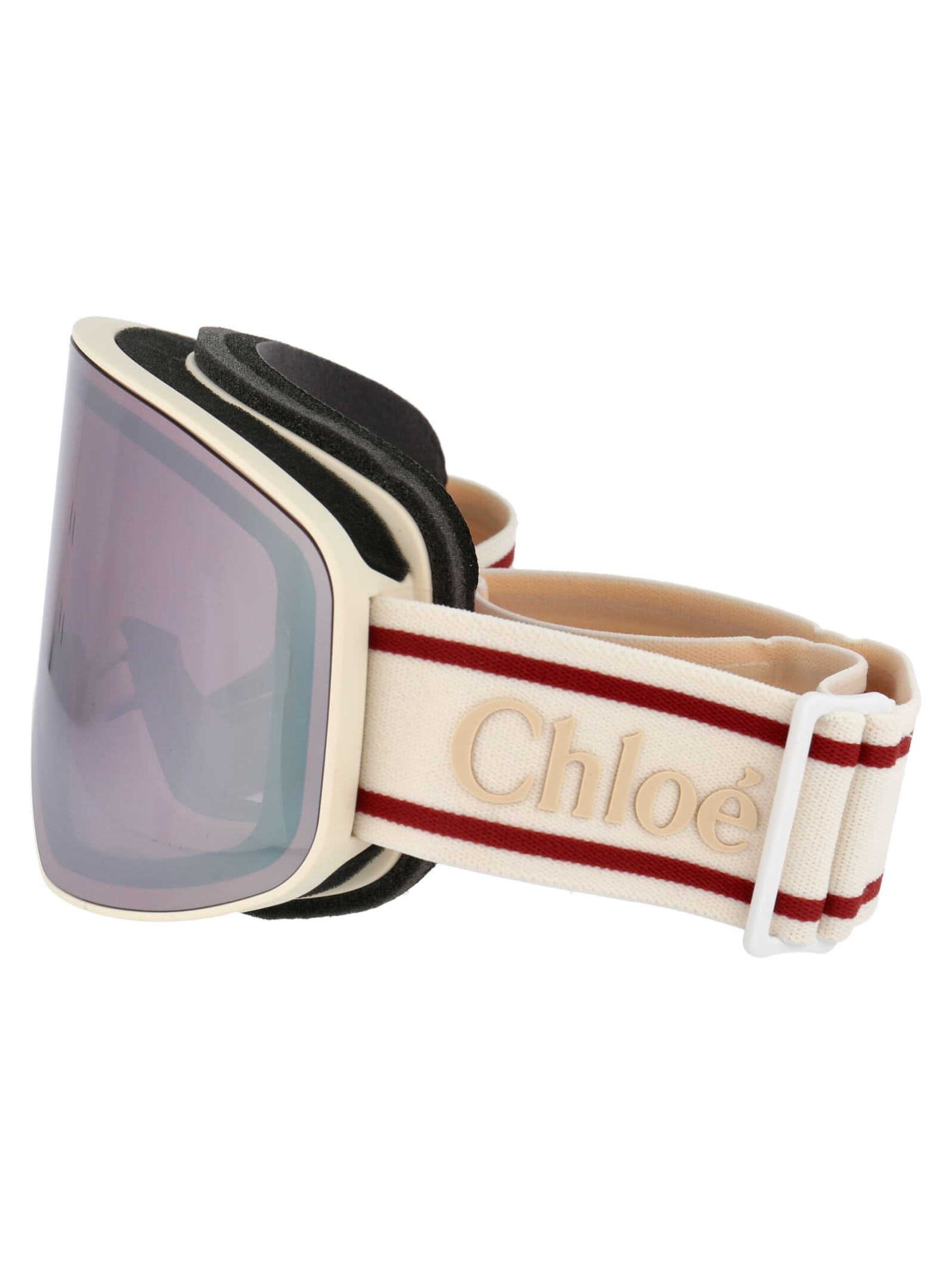 Shop Chloé Ch0072s Sunglasses In 001 White White Violet