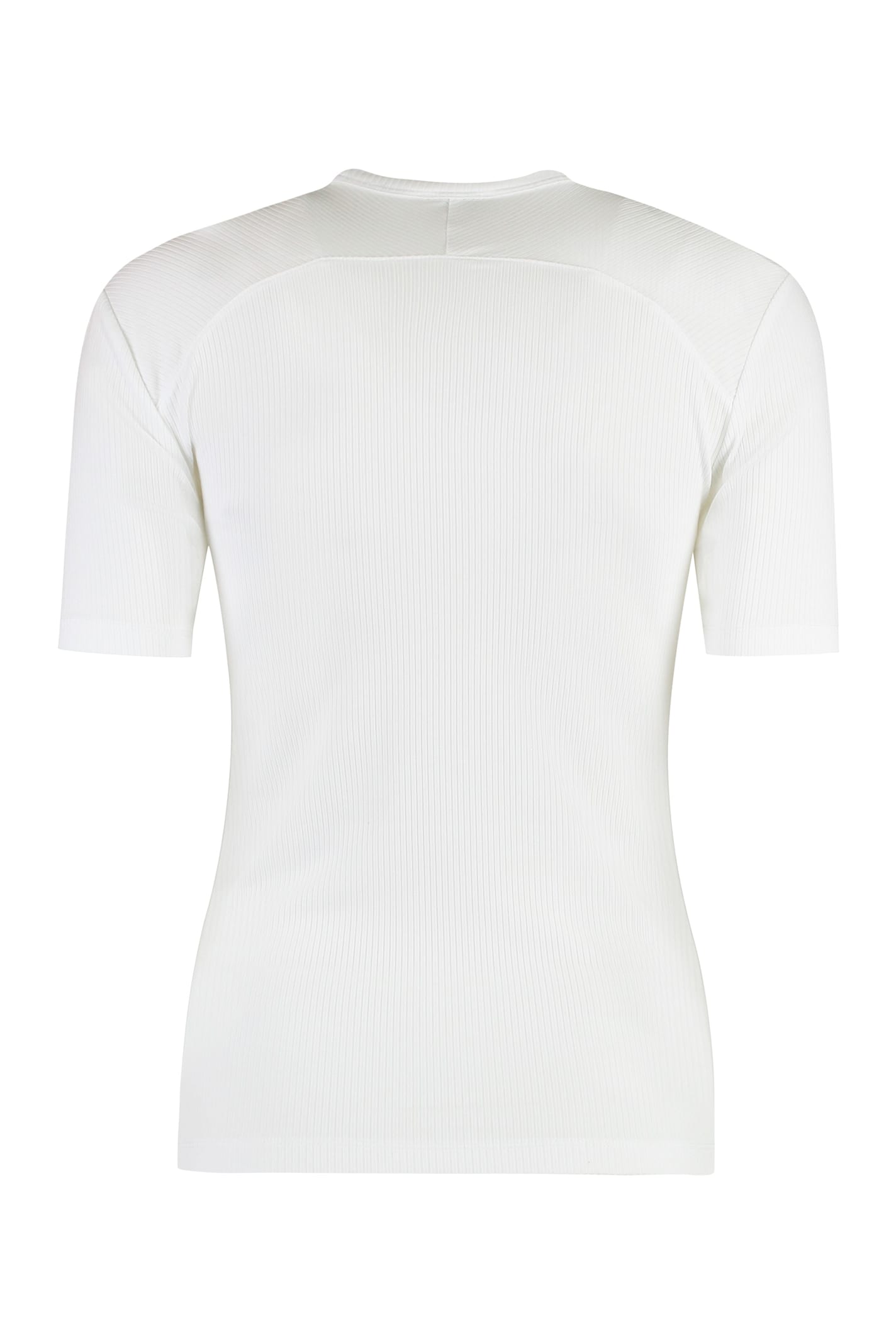 Shop Calvin Klein Crew-neck T-shirt In White