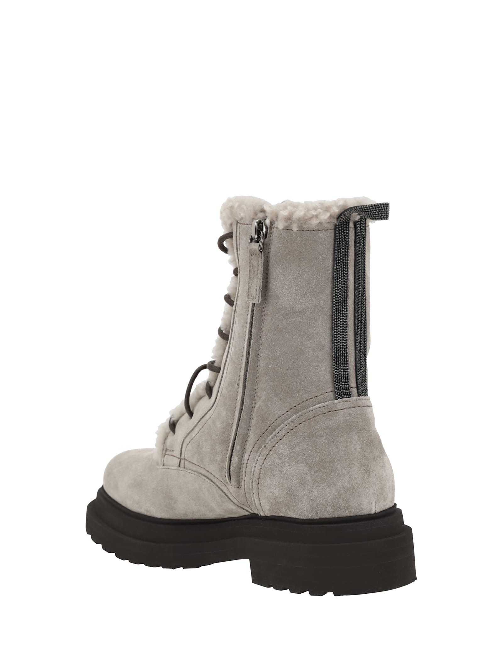 Brunello Cucinelli Laced Ankle Boots