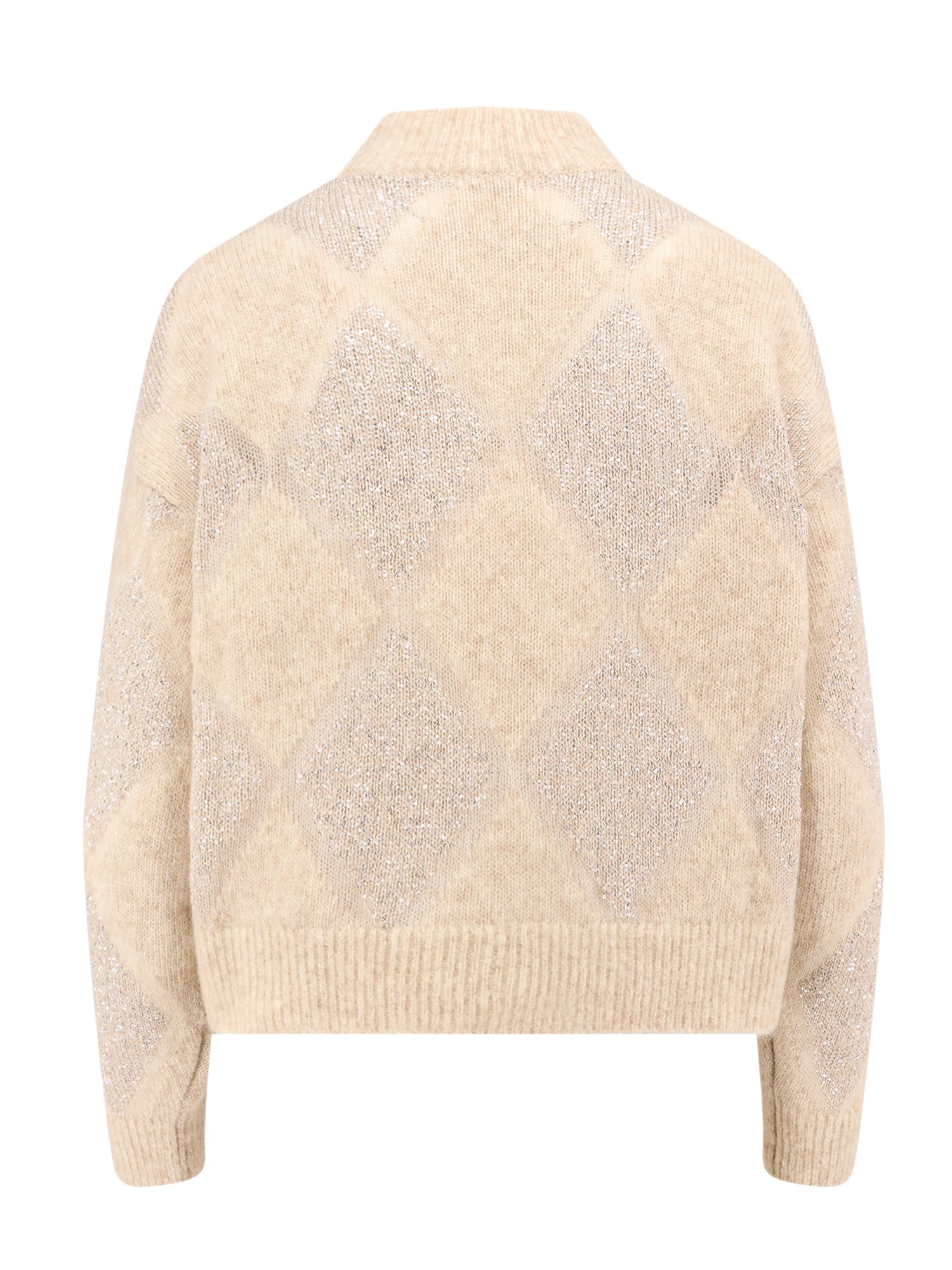 Shop Brunello Cucinelli Sweater In Beige