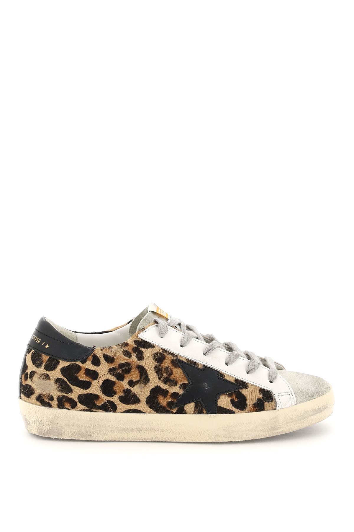 GOLDEN GOOSE LEATHER SUPER-STAR SNEAKERS