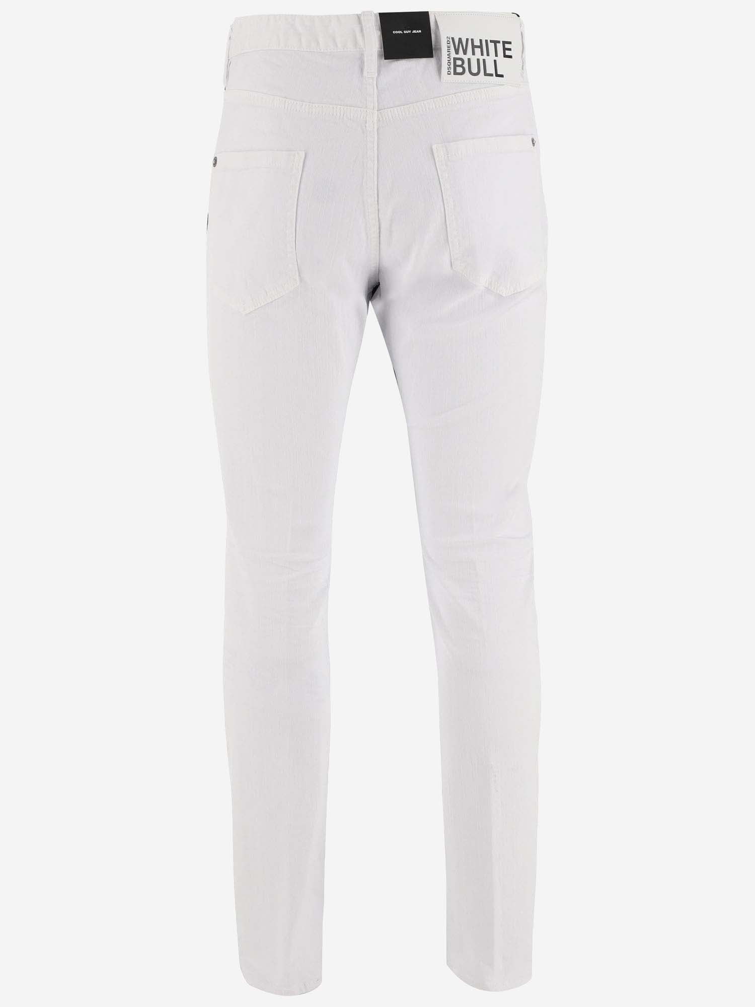 Shop Dsquared2 Stretch Denim Jeans In White
