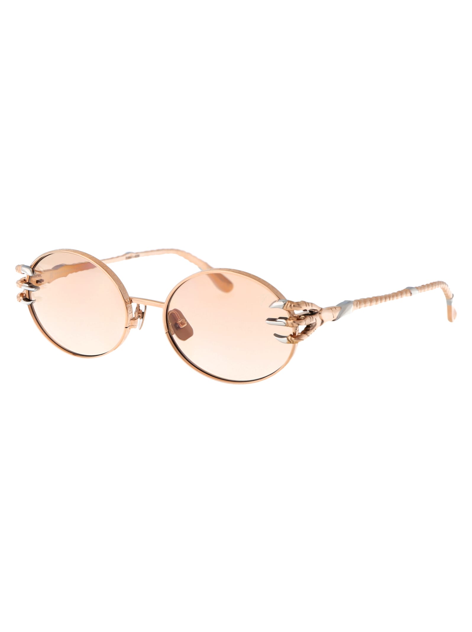 Shop Anna-karin Karlsson Claw Aventure Sunglasses In Rose Gold