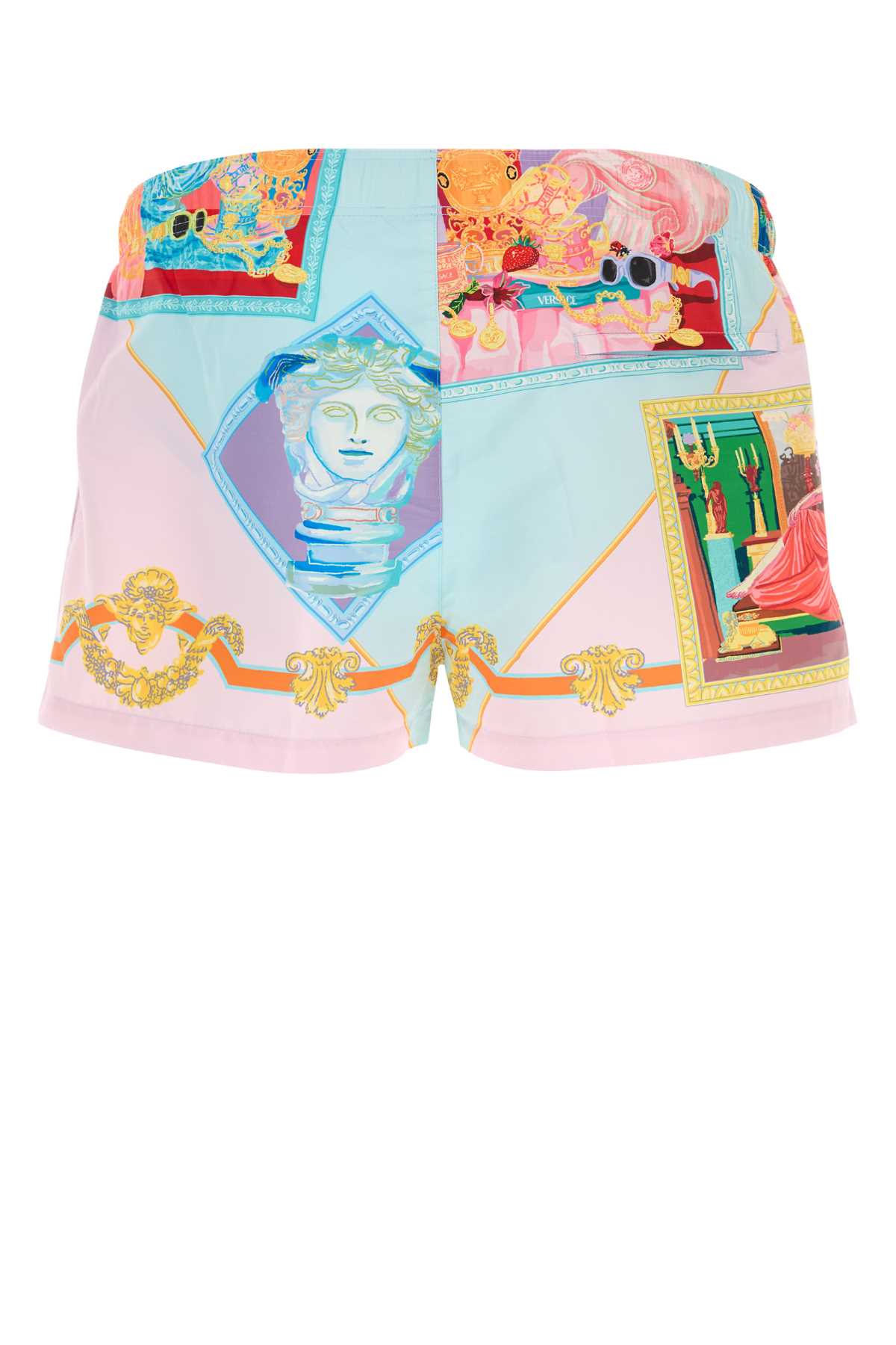 Printed Polyester Swimming Shorts