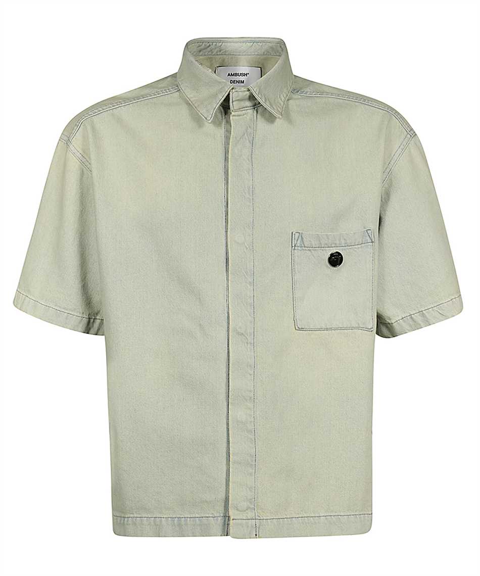 Ambush Denim Shirt In Green