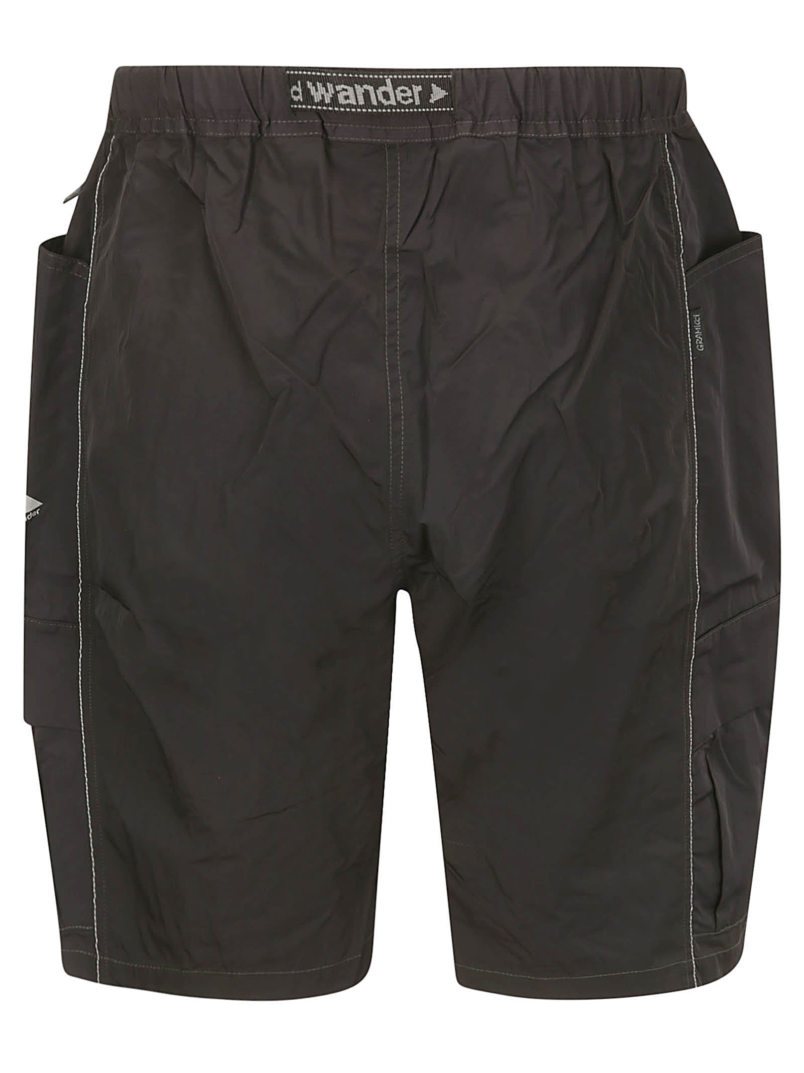 Shop Gramicci Patchwork Wind Short In Black