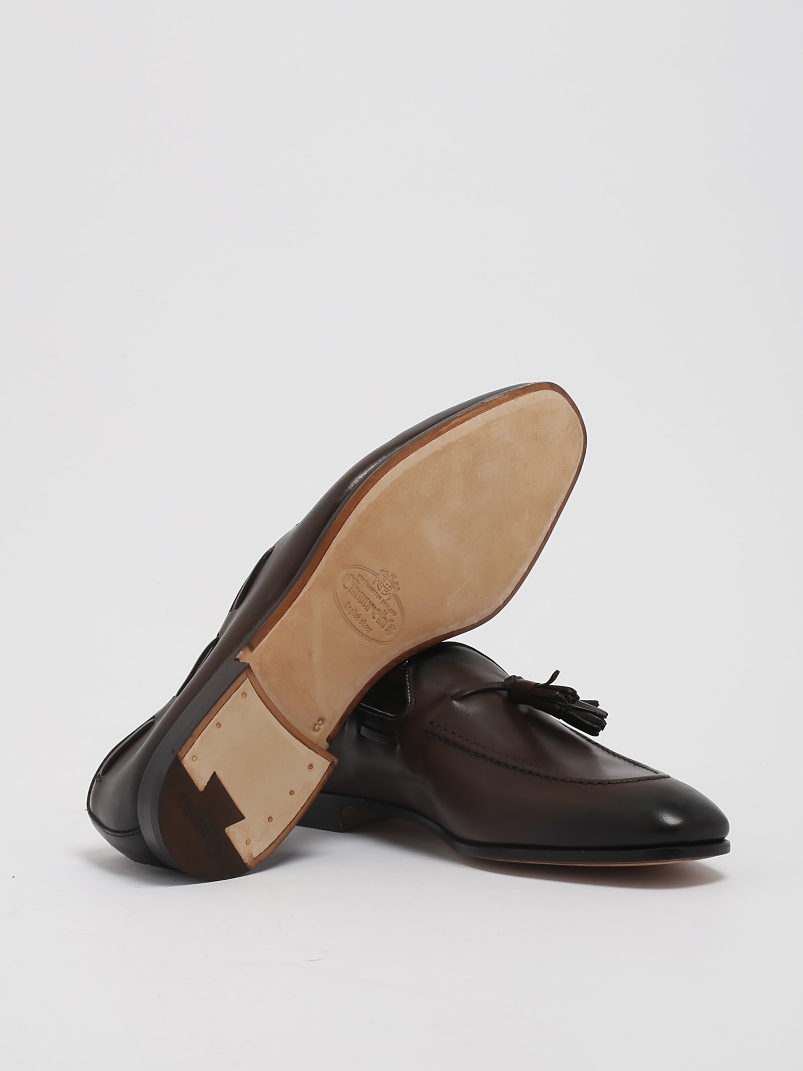 Shop Church's Mocassino Loafers In Testa Di Moro