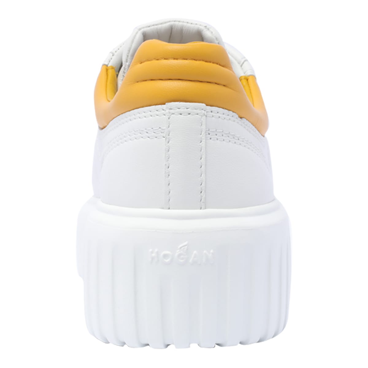 Shop Hogan H-stripes Logo Sneakers In N Bianco