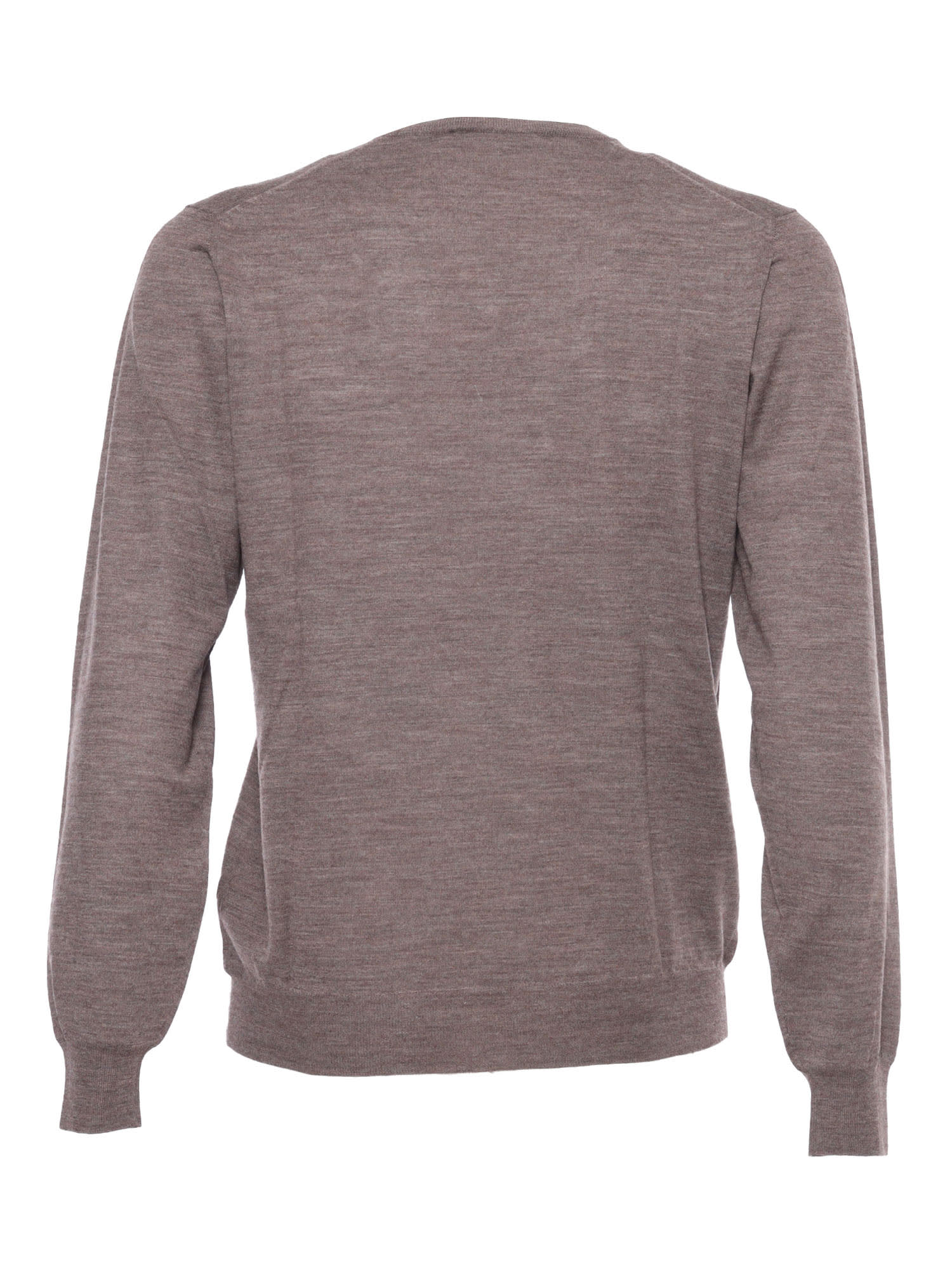 Fedeli V-neck Pullover In Beige