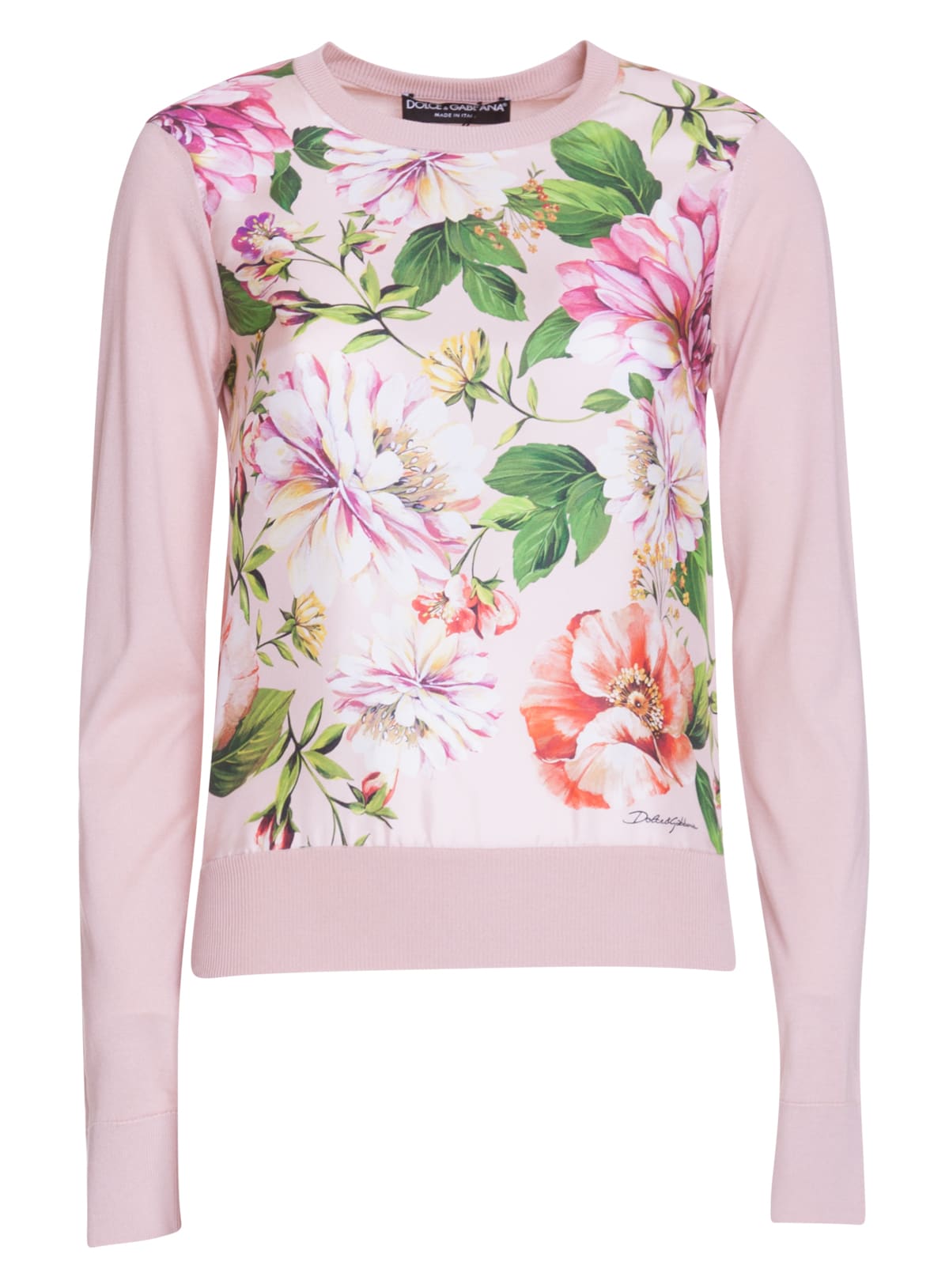 Dolce & Gabbana Printed Sweatshirt In Multicolor