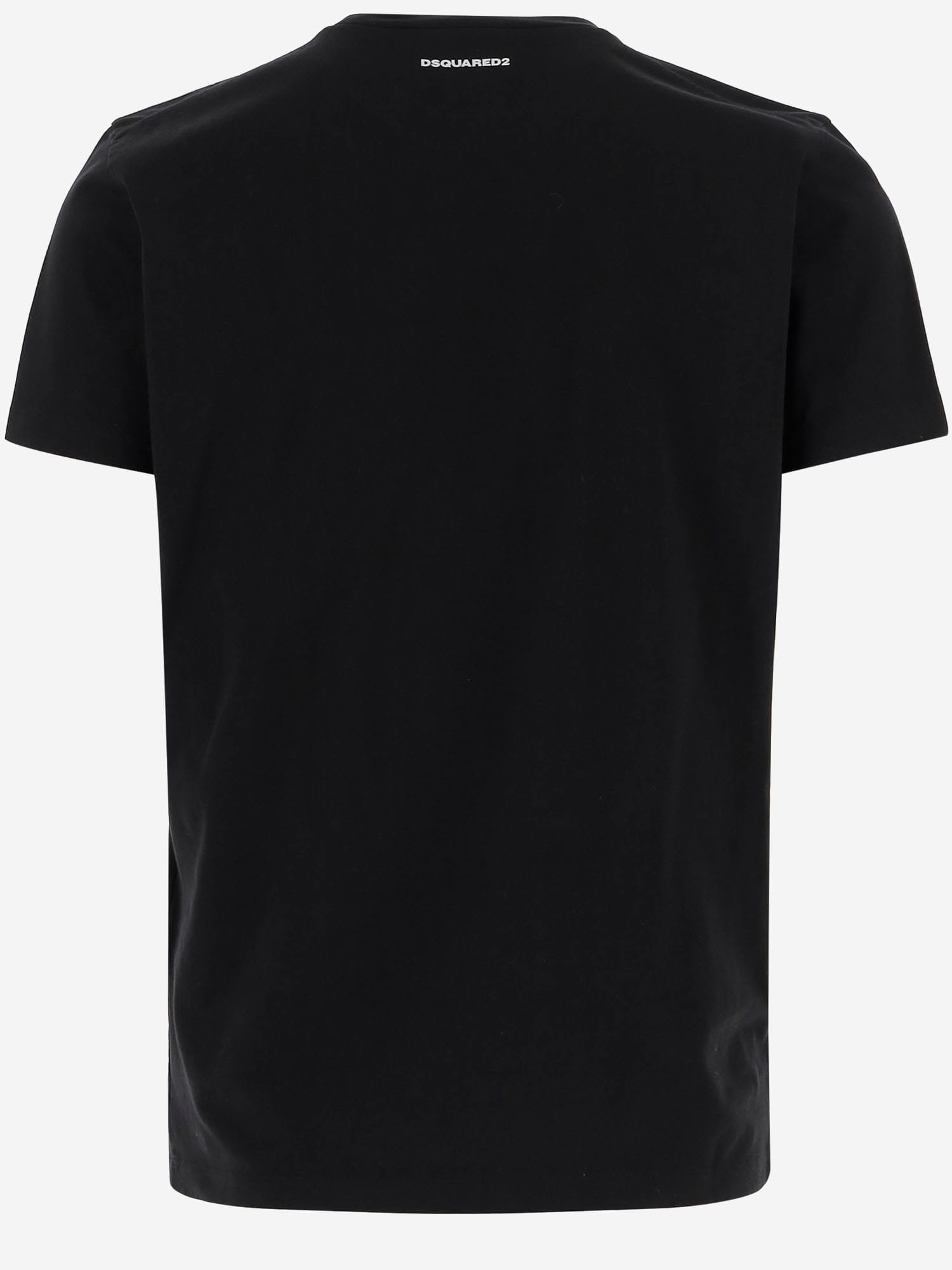 Dsquared2 Cotton T-shirt With Print In Multi