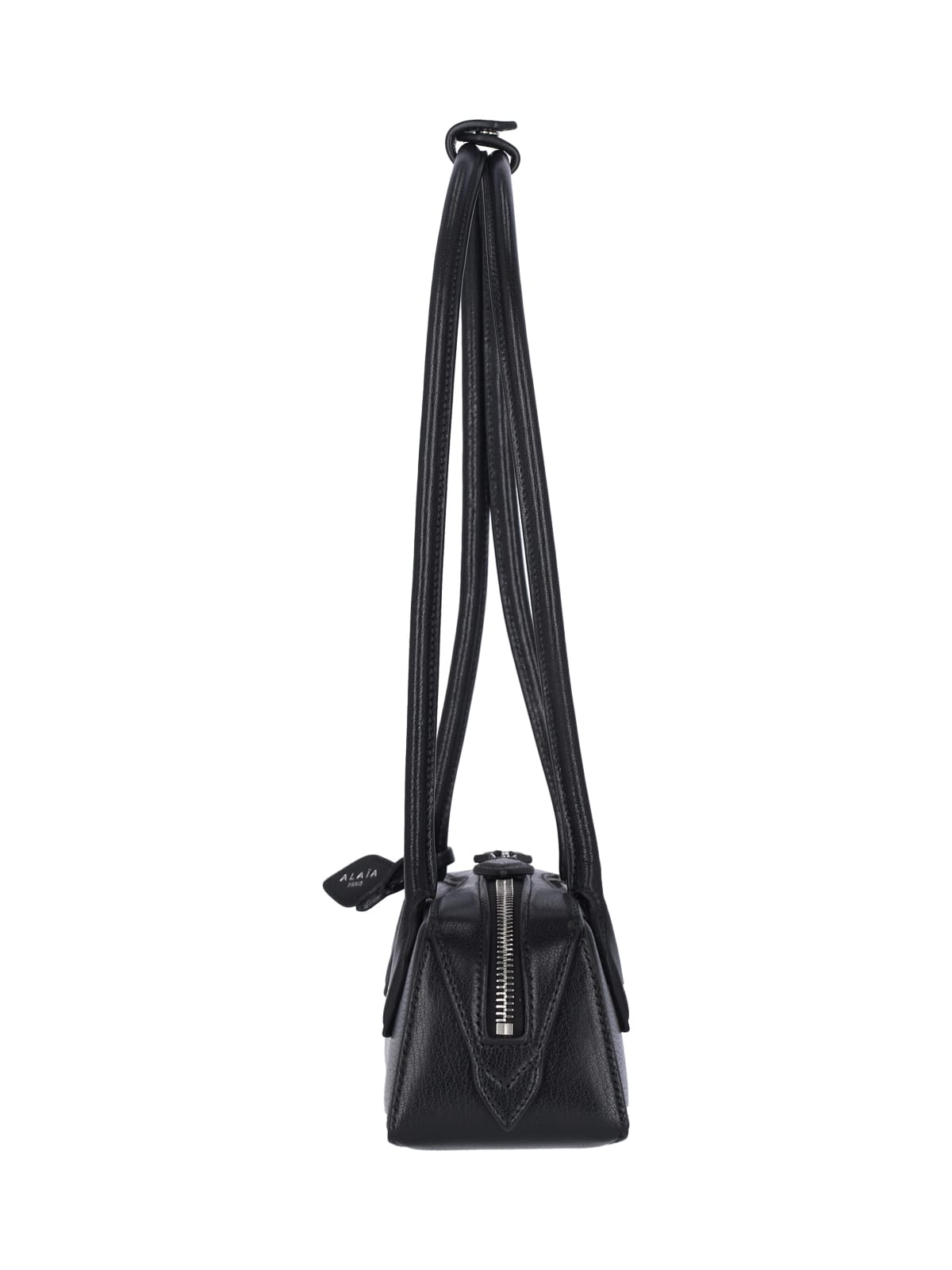 Alaïa Le Teckel Small Shoulder Bag In Black