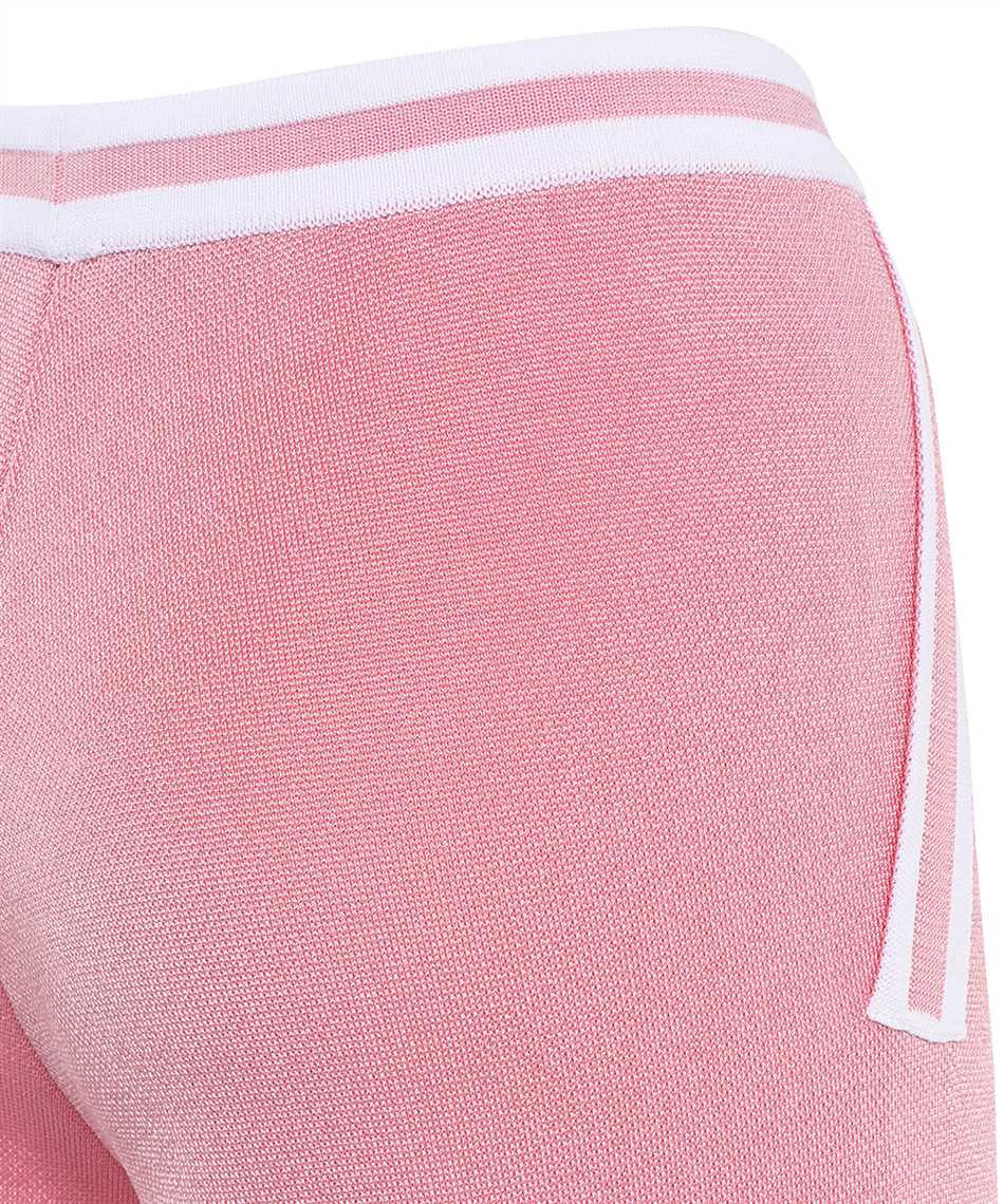 Balmain High-waisted Casual Pants With Elastic Waistband In Pink