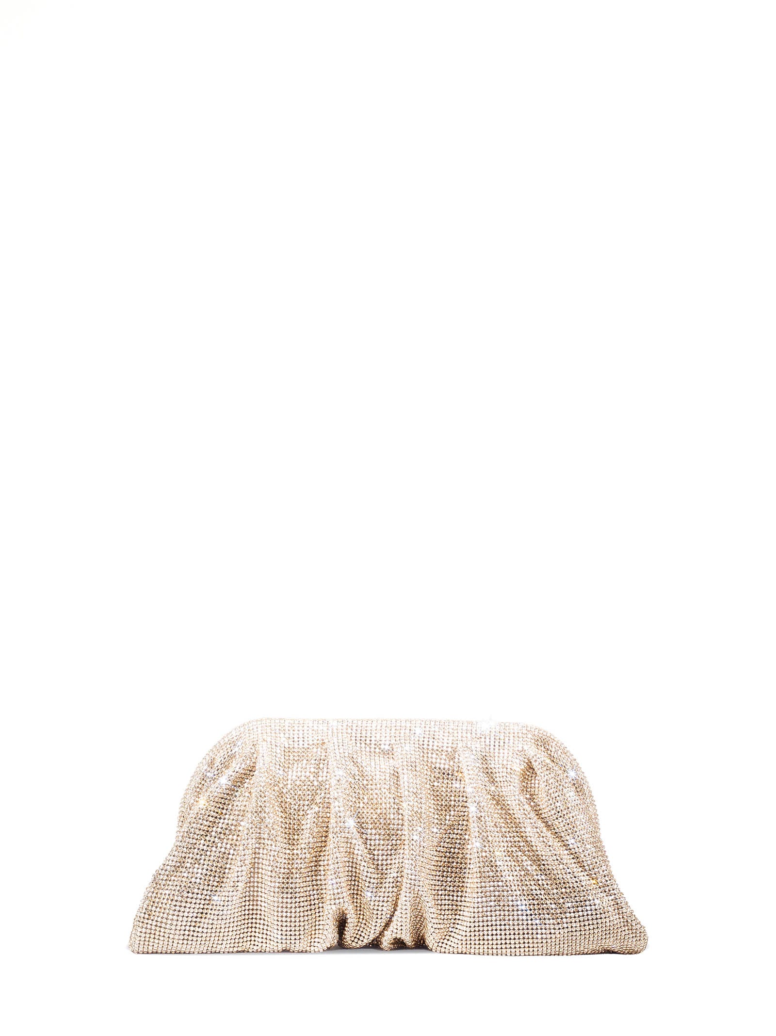 Shop Benedetta Bruzziches Venus La Grande Clutch In Sand