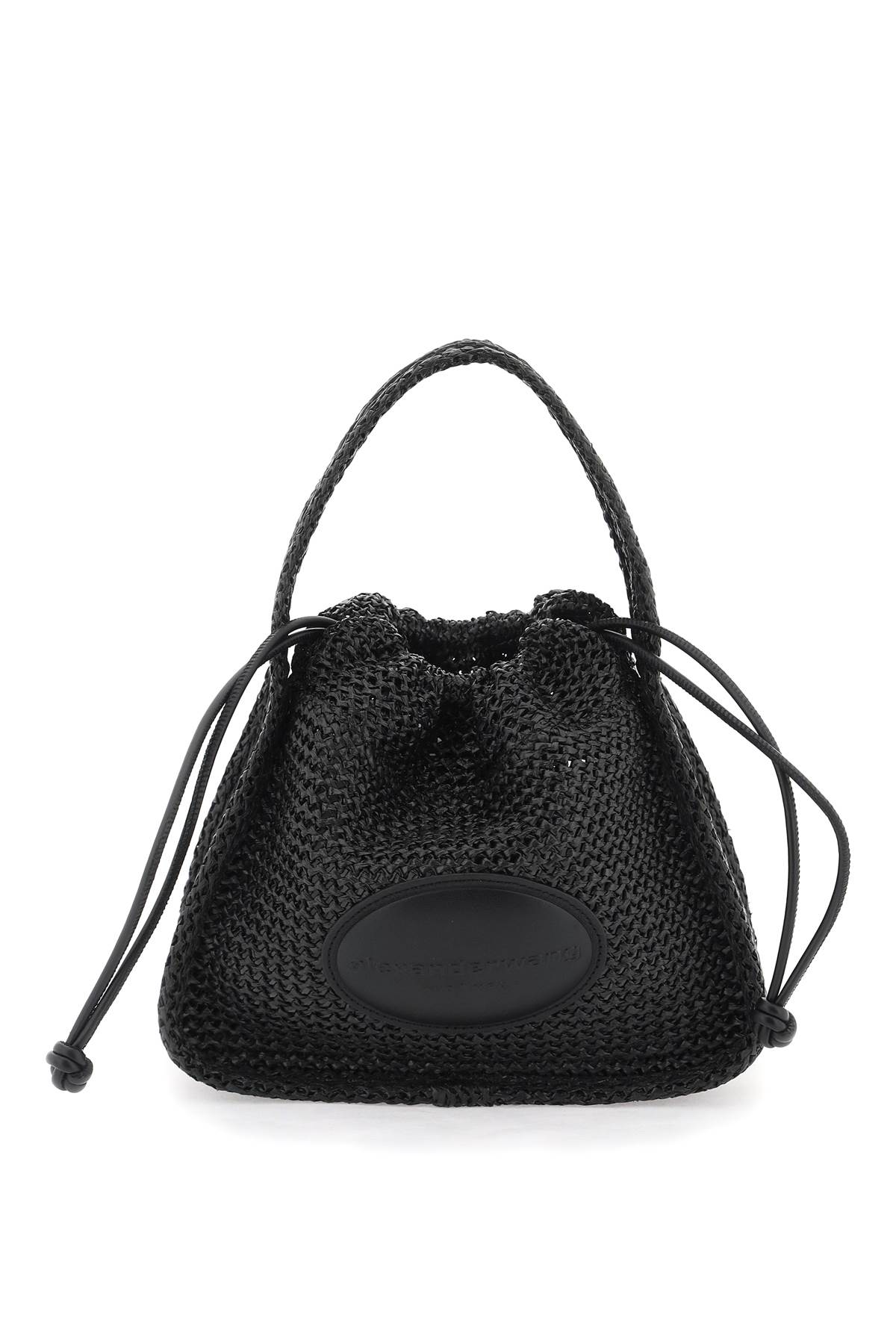 Shop Alexander Wang Ryan Small Handbag In Raff In Black (black)