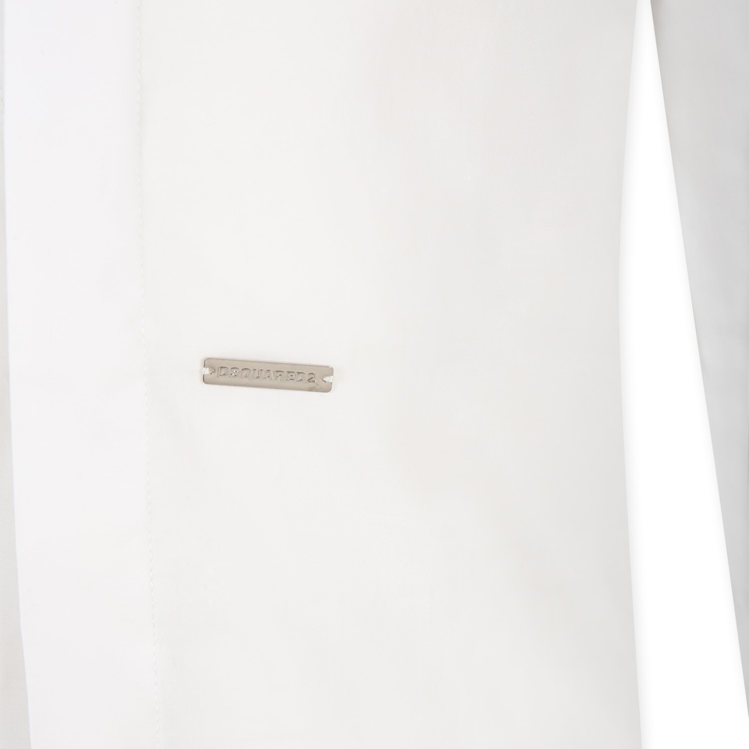 Dsquared2 White Shirt For Boy With Logo In White