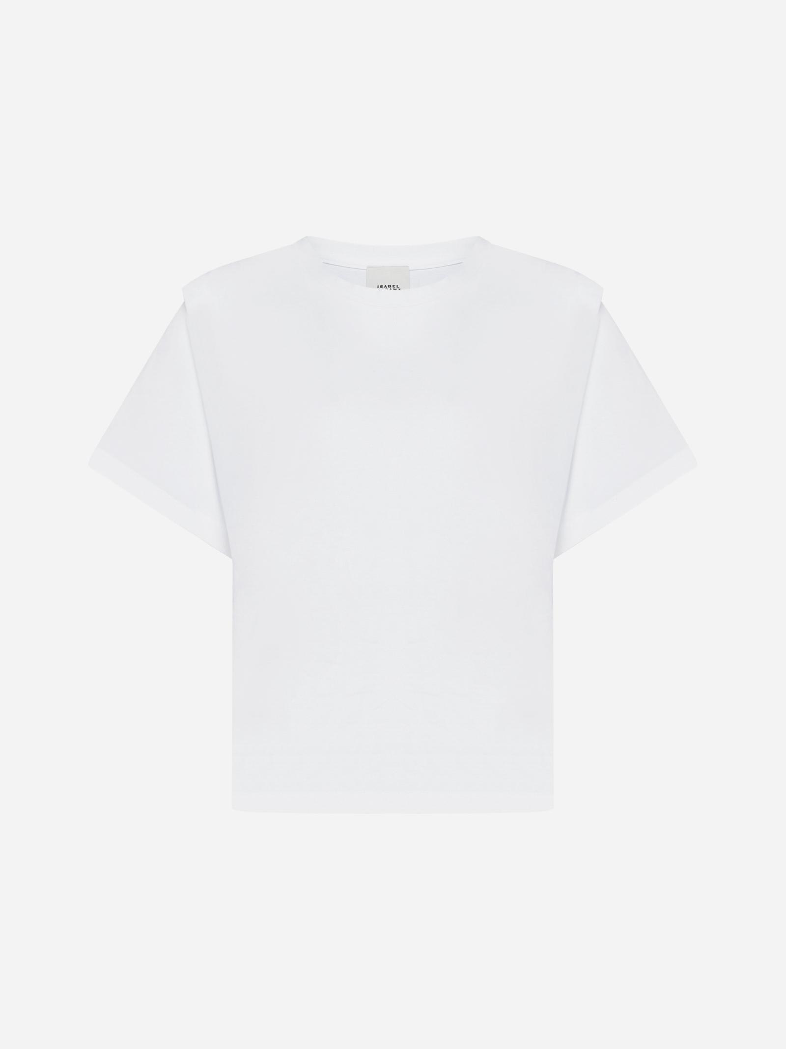 Isabel Marant Zelitos Cotton T-shirt In White