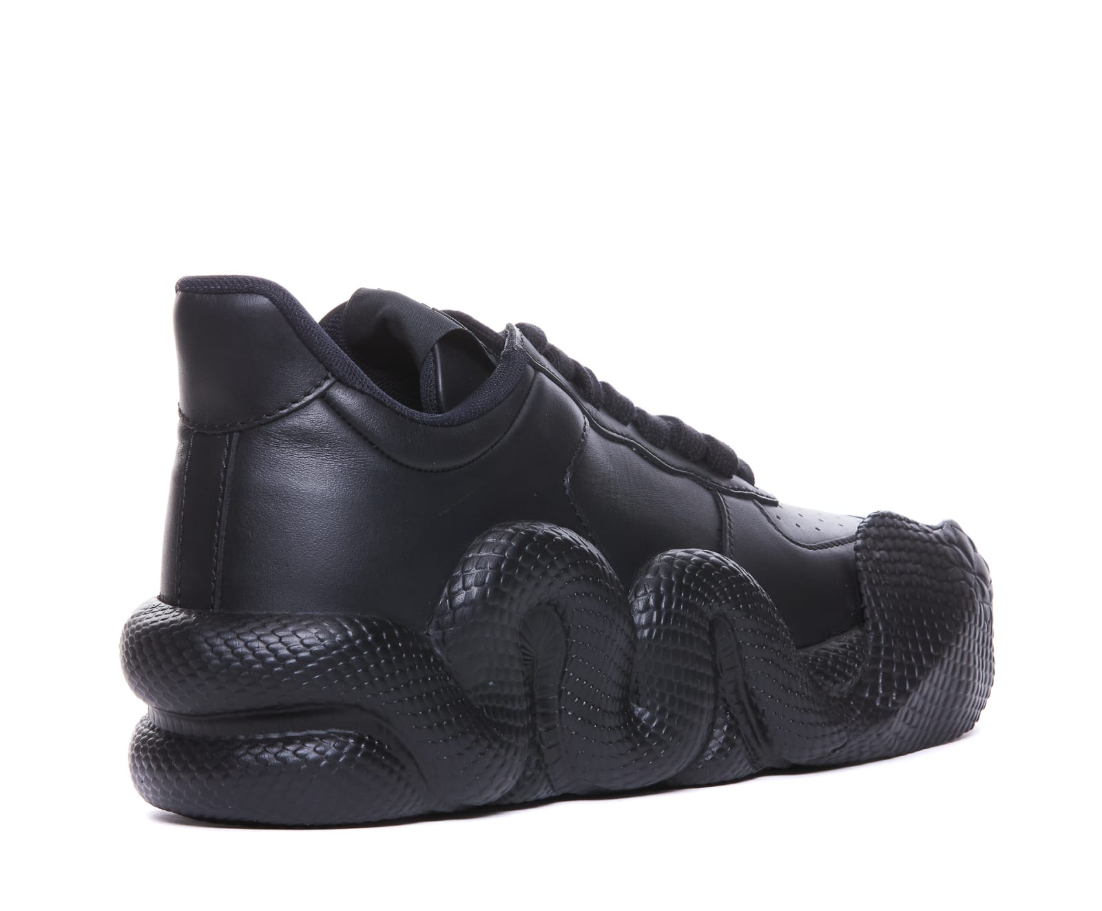 Shop Giuseppe Zanotti Cobras Sneakers In Black