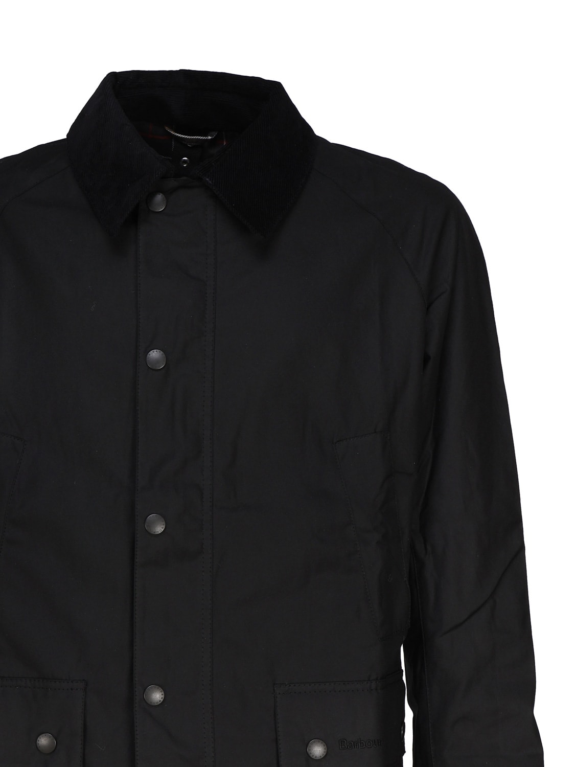 Shop Barbour Ashby Waxed Jacket In Black Classic