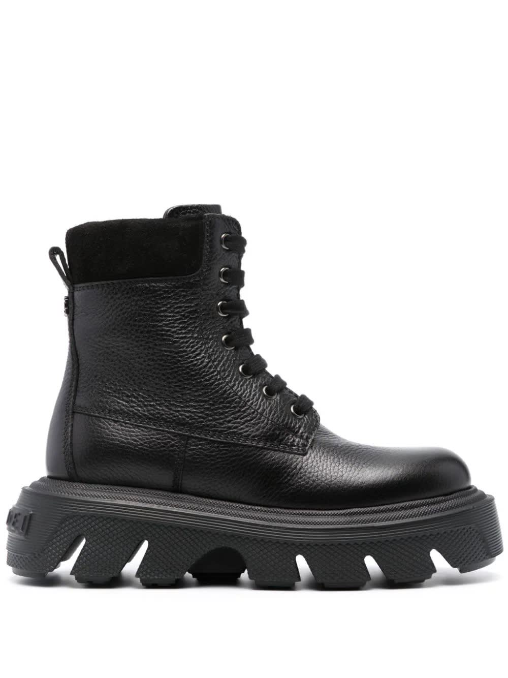 Casadei Generation C Textured Leather - Woman Xxl Sole Black 37